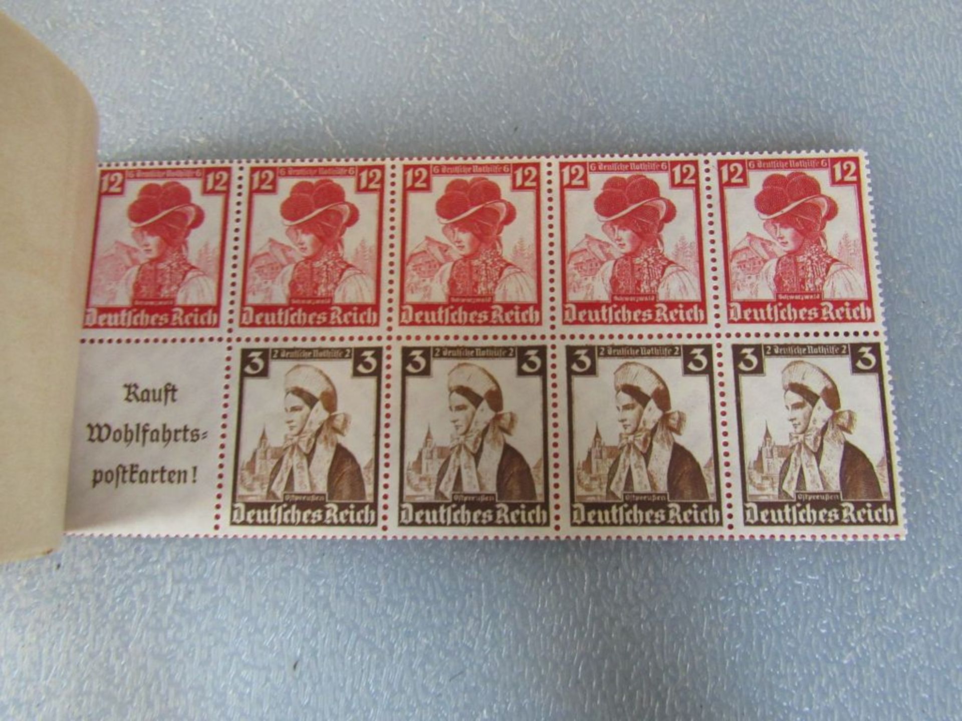 Briefmarkenheft postfrisch 1935 - Image 3 of 4