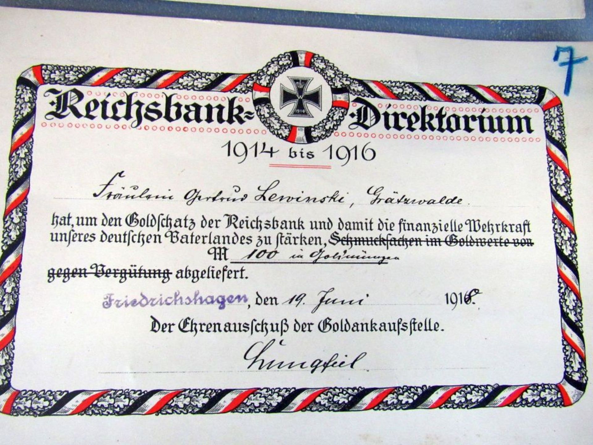 Konvolut Kaiserzeit Dokumente - Image 3 of 7