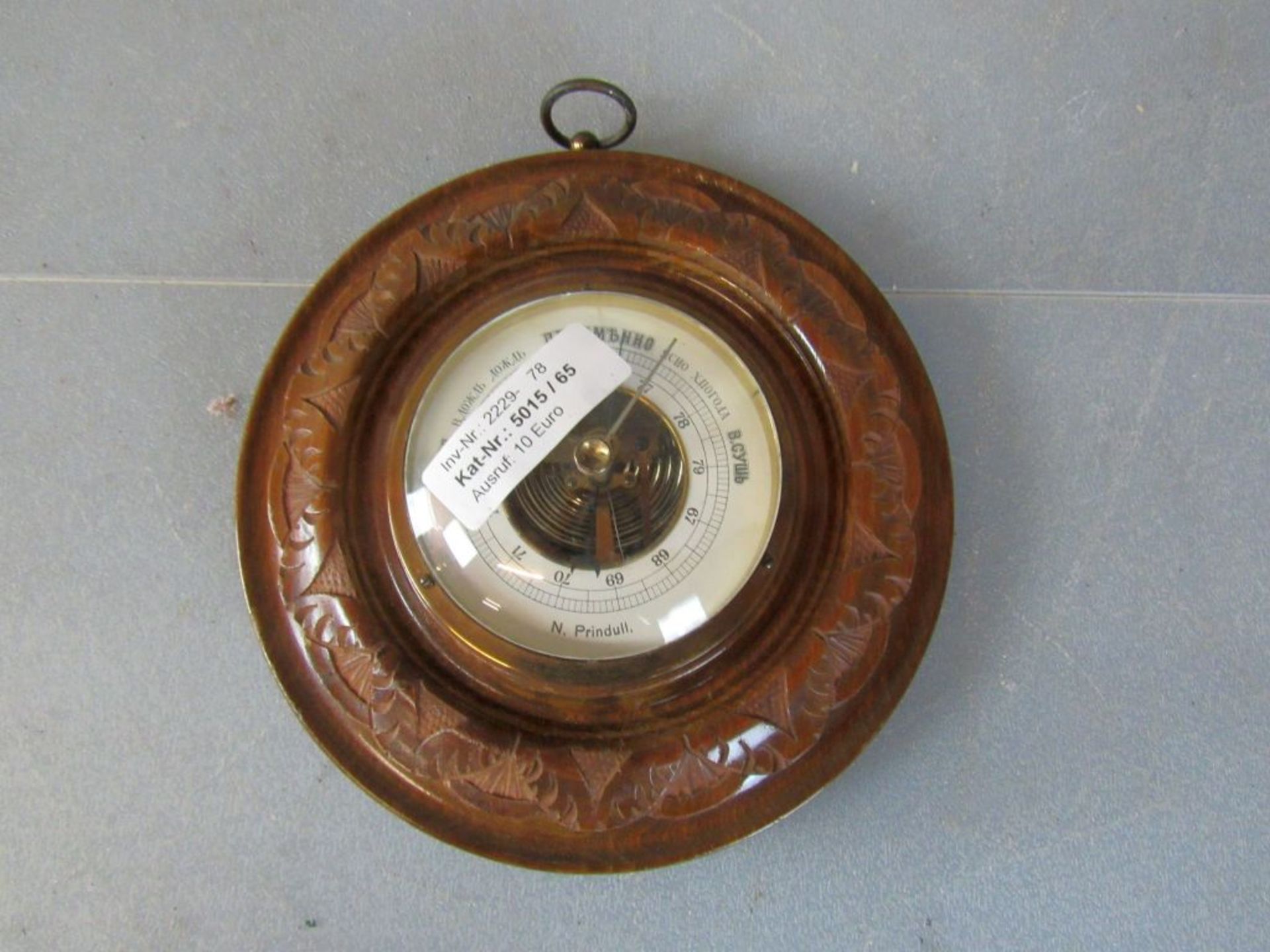 Antikes Wandbarometer 18cm