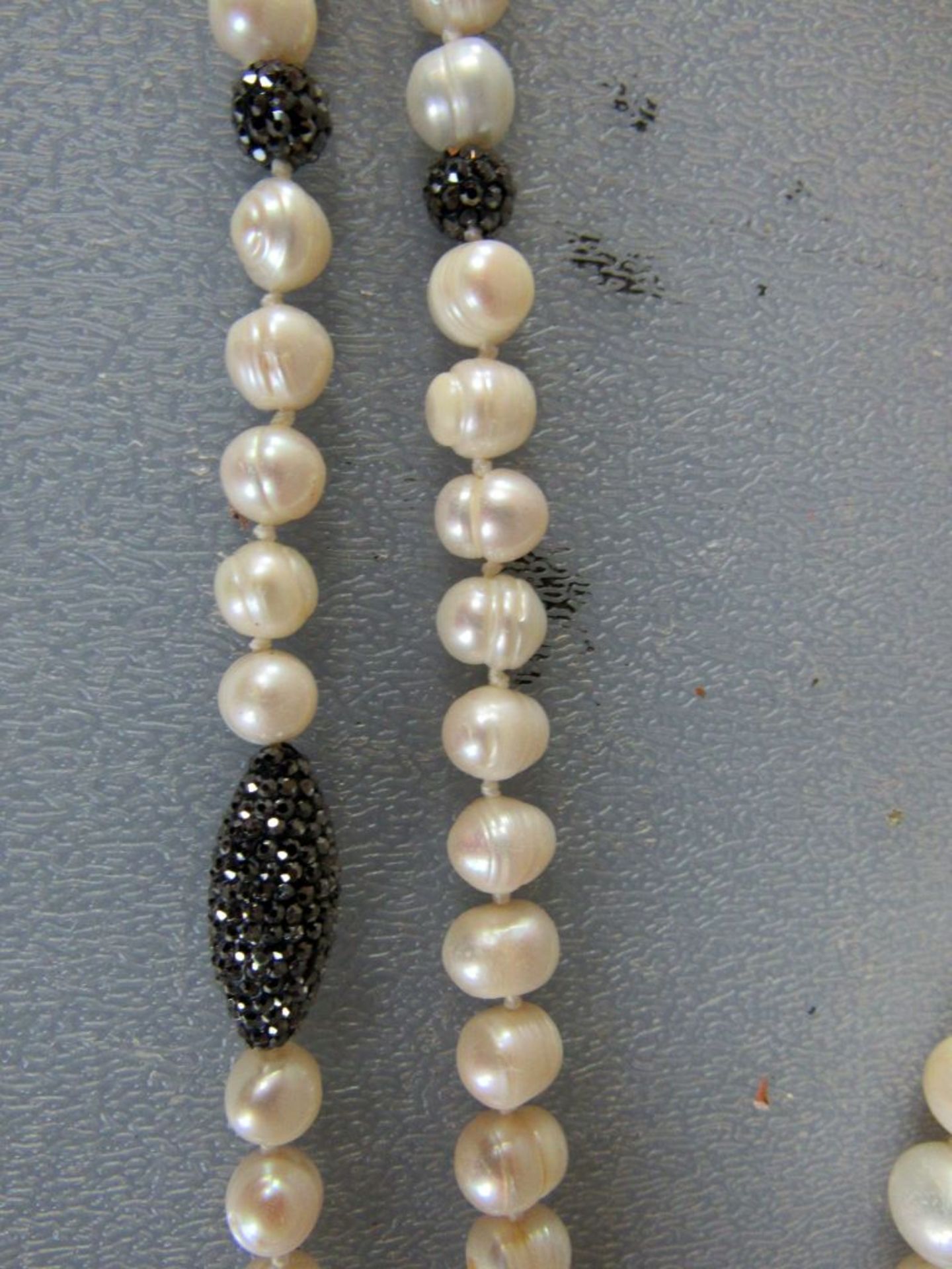 Konvolut Damenhalsketten Perlen - Image 6 of 9