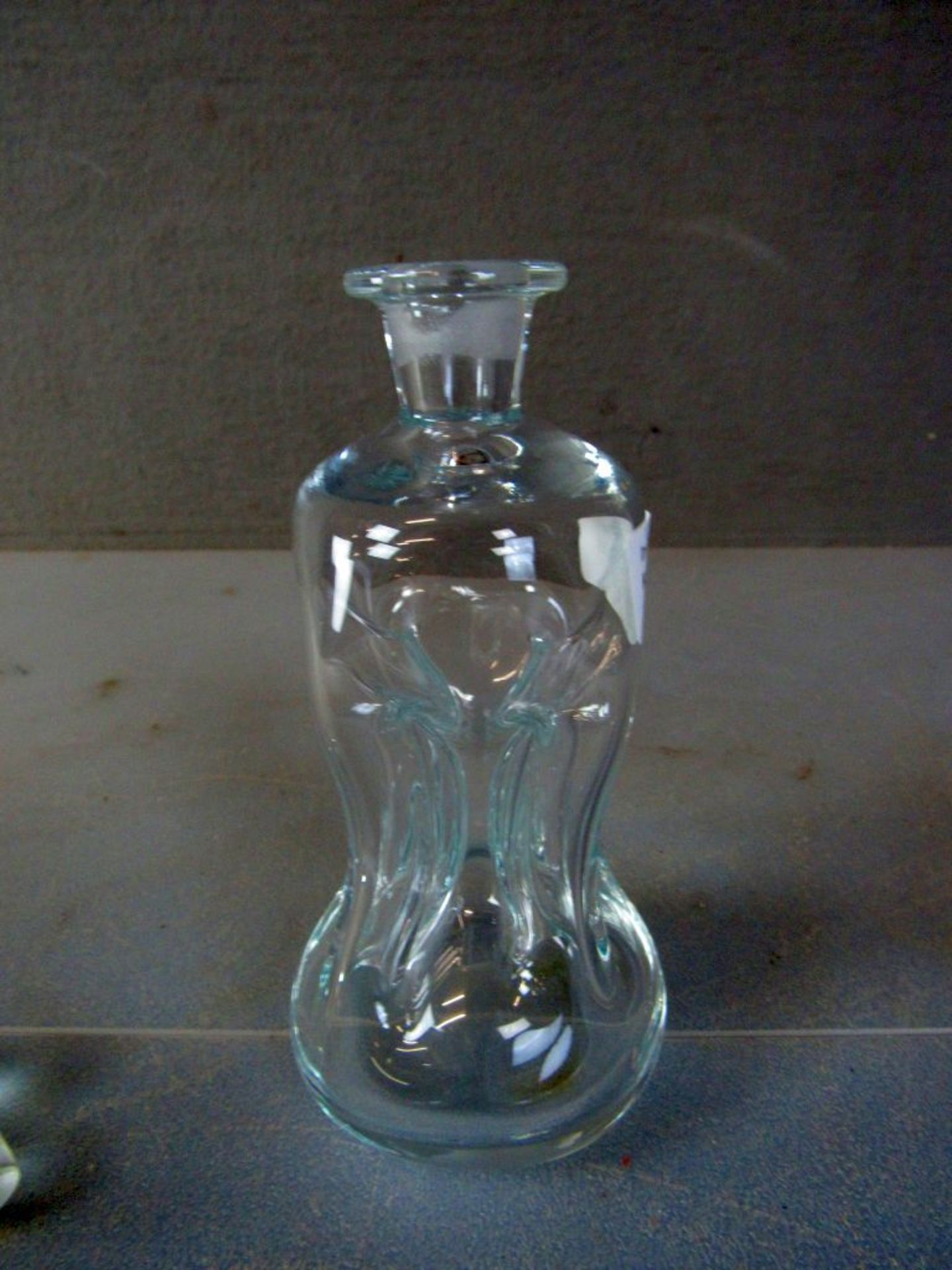 Kleine Glaskaraffe Gluckerflasche 20cm - Bild 6 aus 6