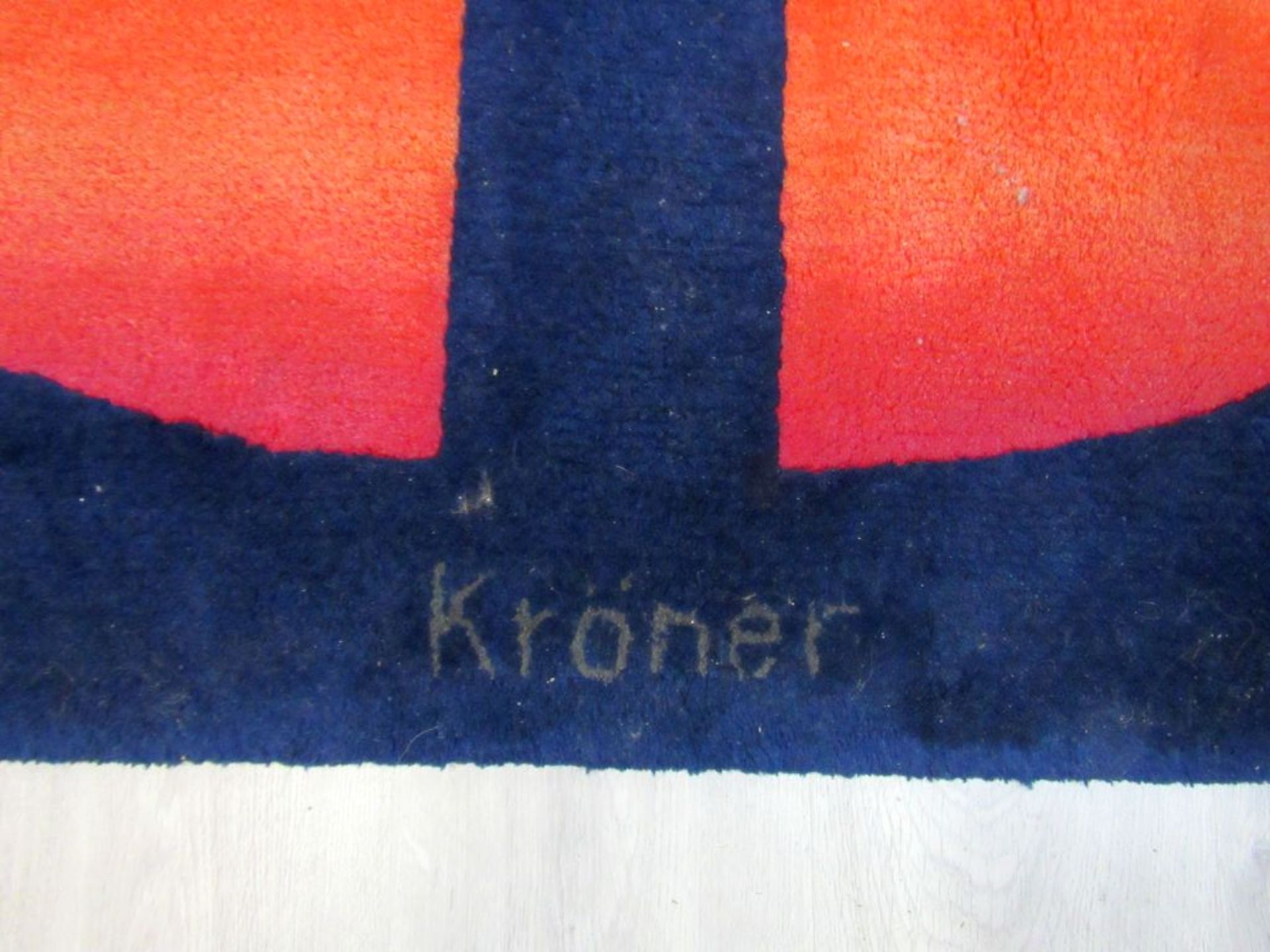 Designerteppich Kröner Wolle - Image 4 of 10