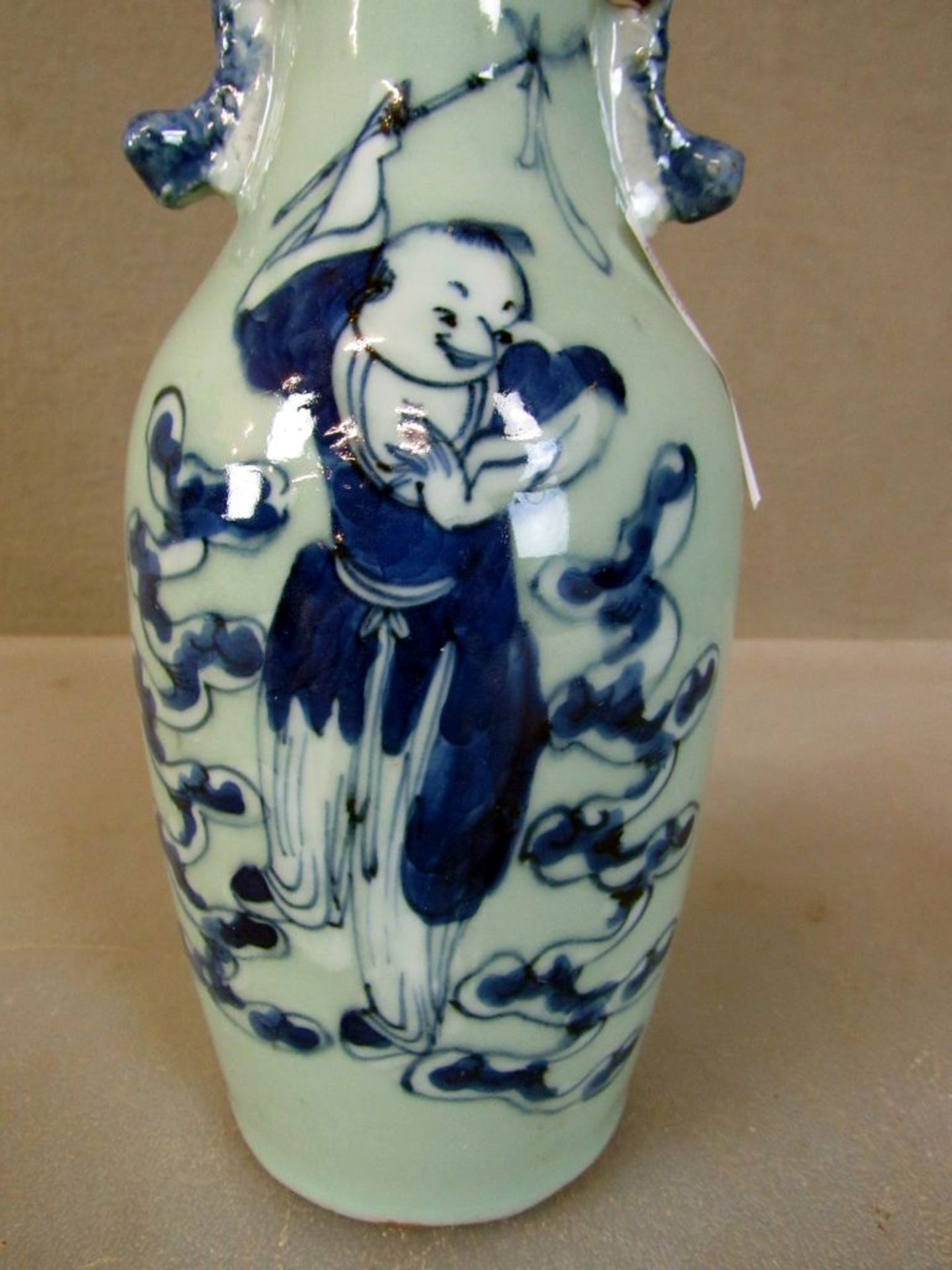 Asiatische Vase Handhaben in Fu-Hunden - Image 3 of 6