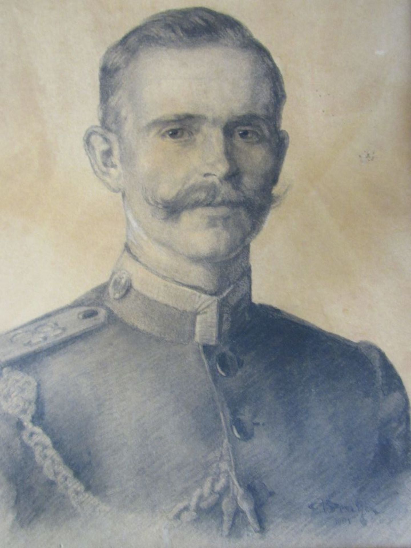 Gemälde Darstellung eines Offiziers