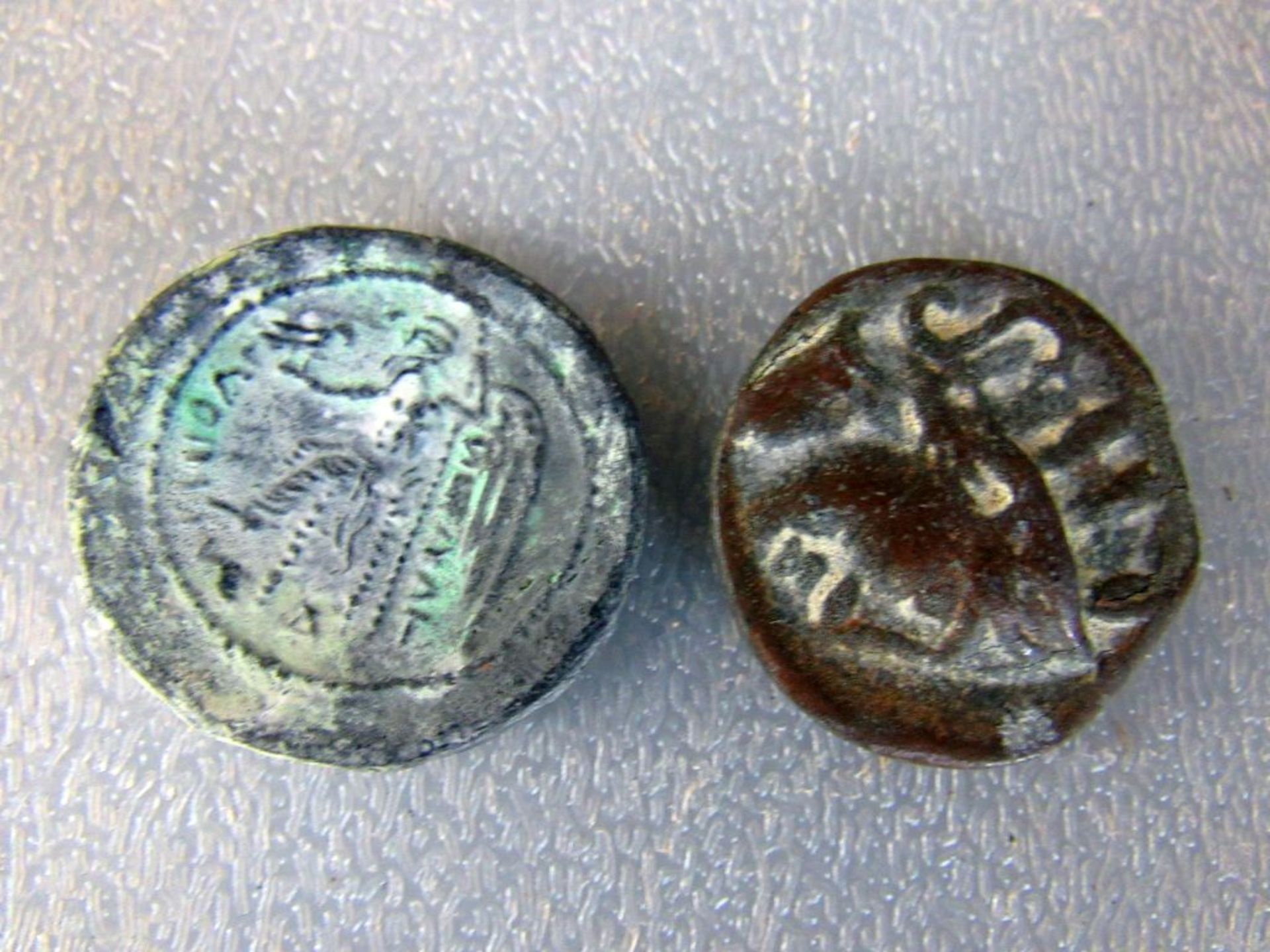 Zwei Münzen wohl Afrika Gesamtgewicht - Image 2 of 7
