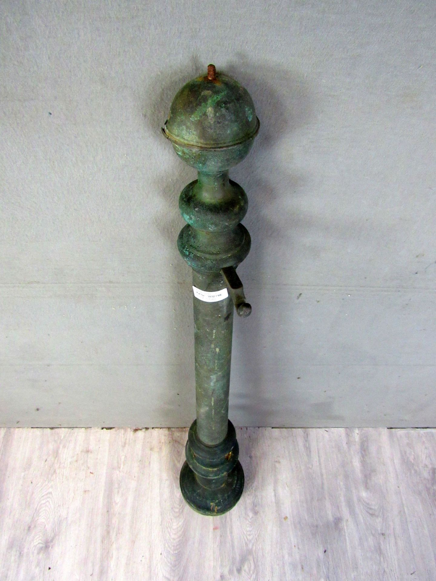 Antike SÃ¤ule Messing ca.118cm - Image 4 of 6