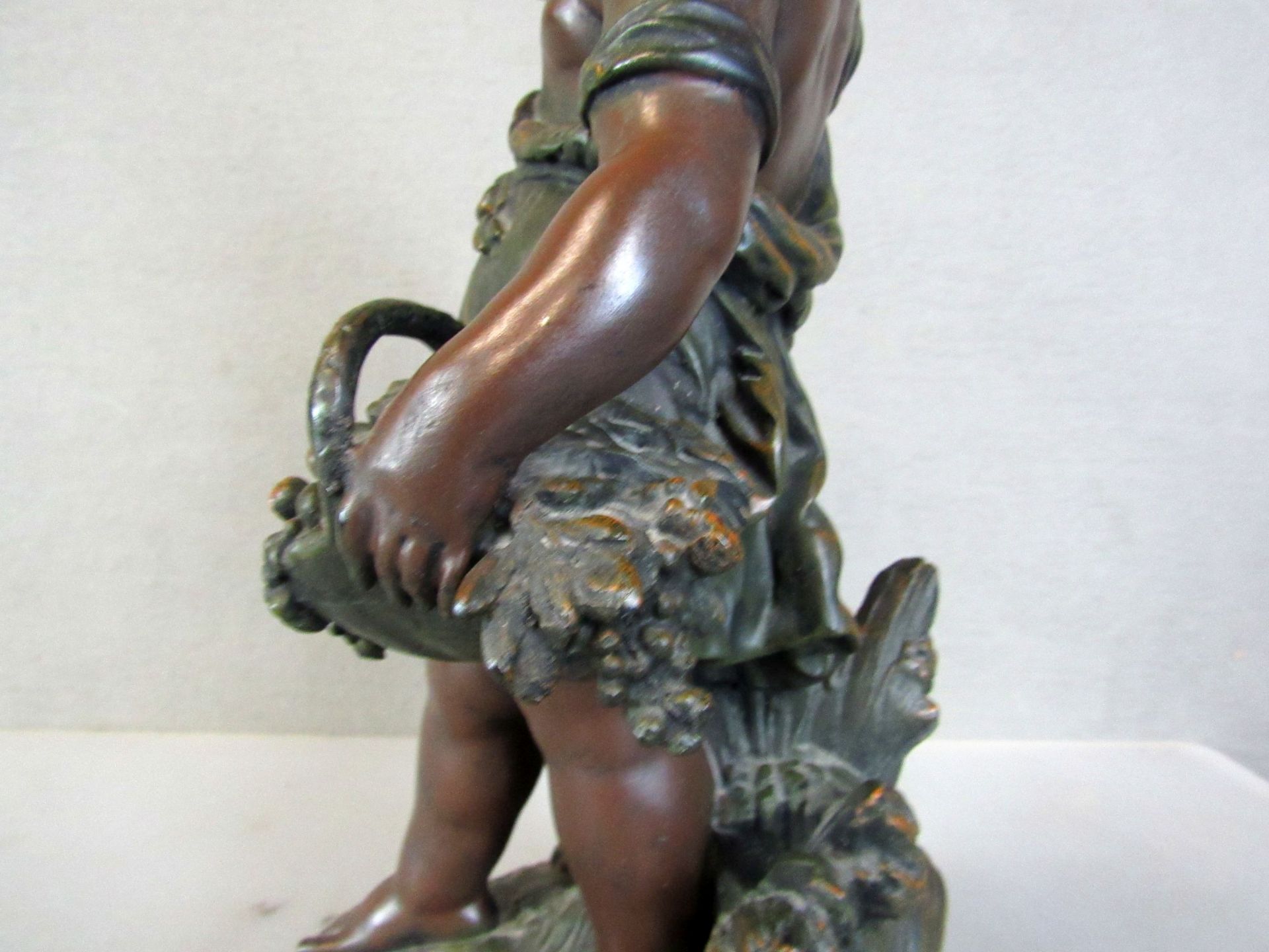 Skulptur Putto ca. 50 cm hoch - Image 10 of 10