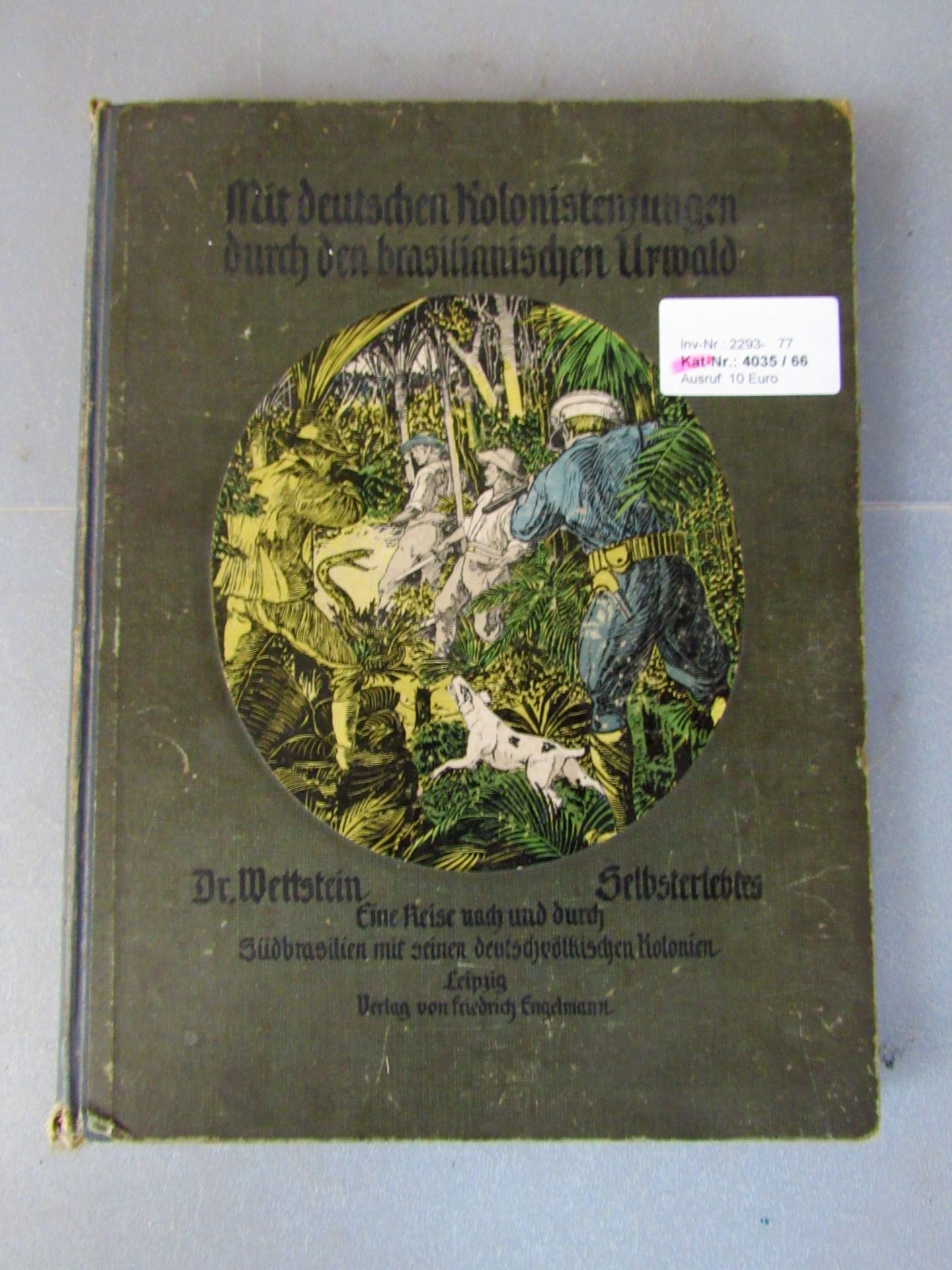 Antikes Buch mit deutschen