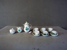 Mokkaservice Meissen Schwertermarke 50