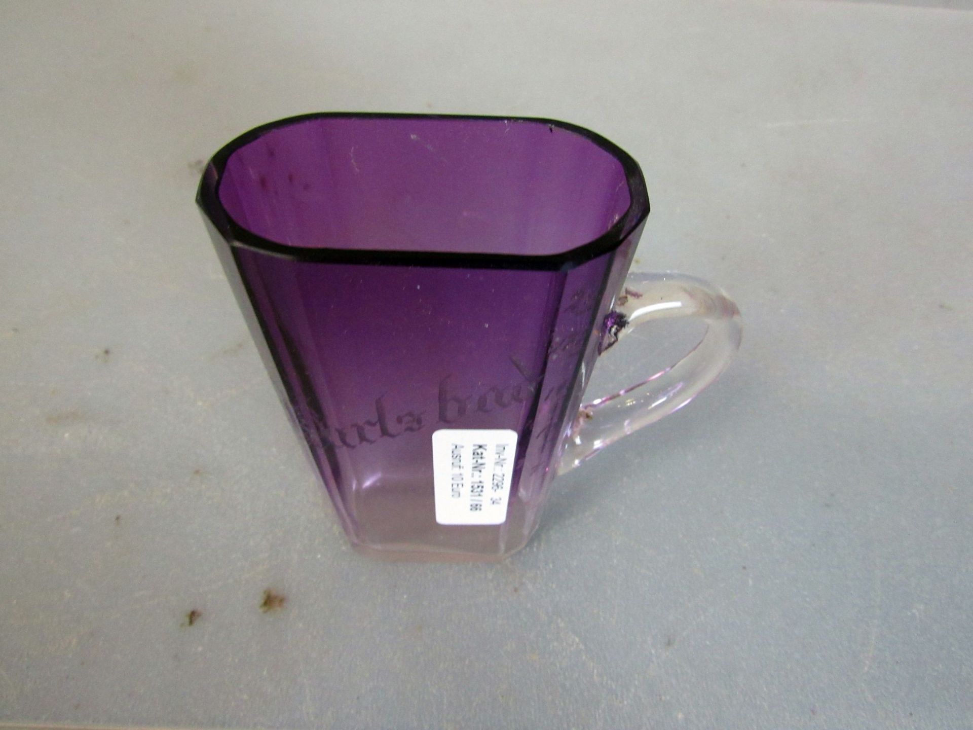 BÃ¤derglas 13cm klar zu violett - Bild 3 aus 6