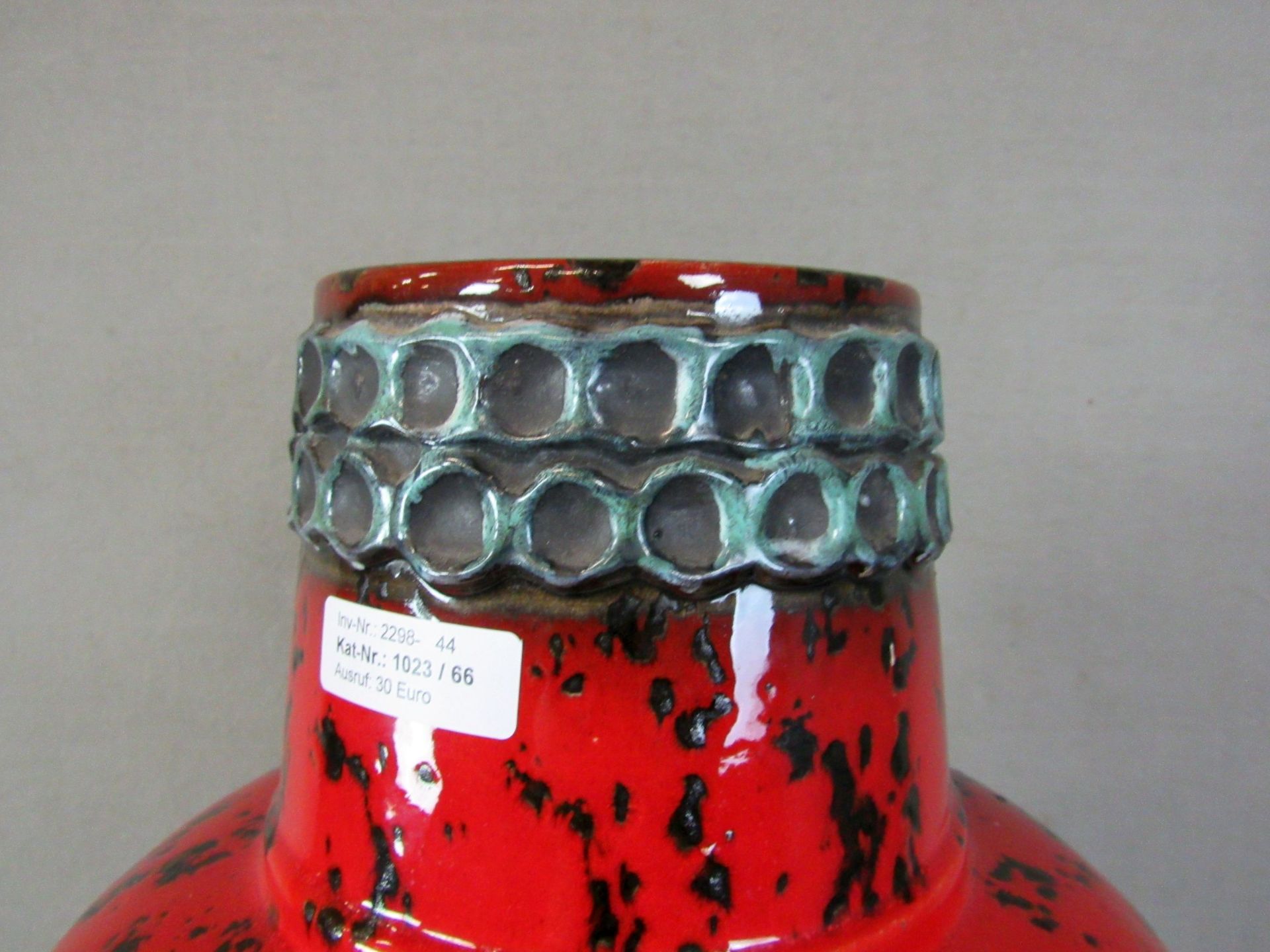 GroÃŸe Bodenvase Keramik Fettlava - Image 4 of 8