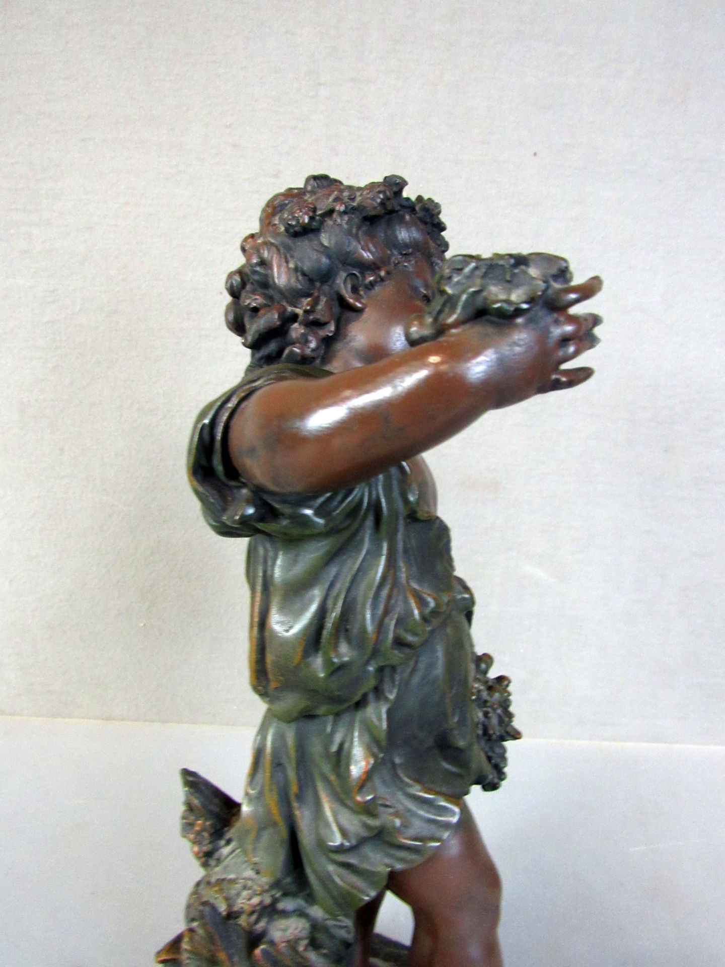 Skulptur Putto ca. 50 cm hoch - Image 6 of 10