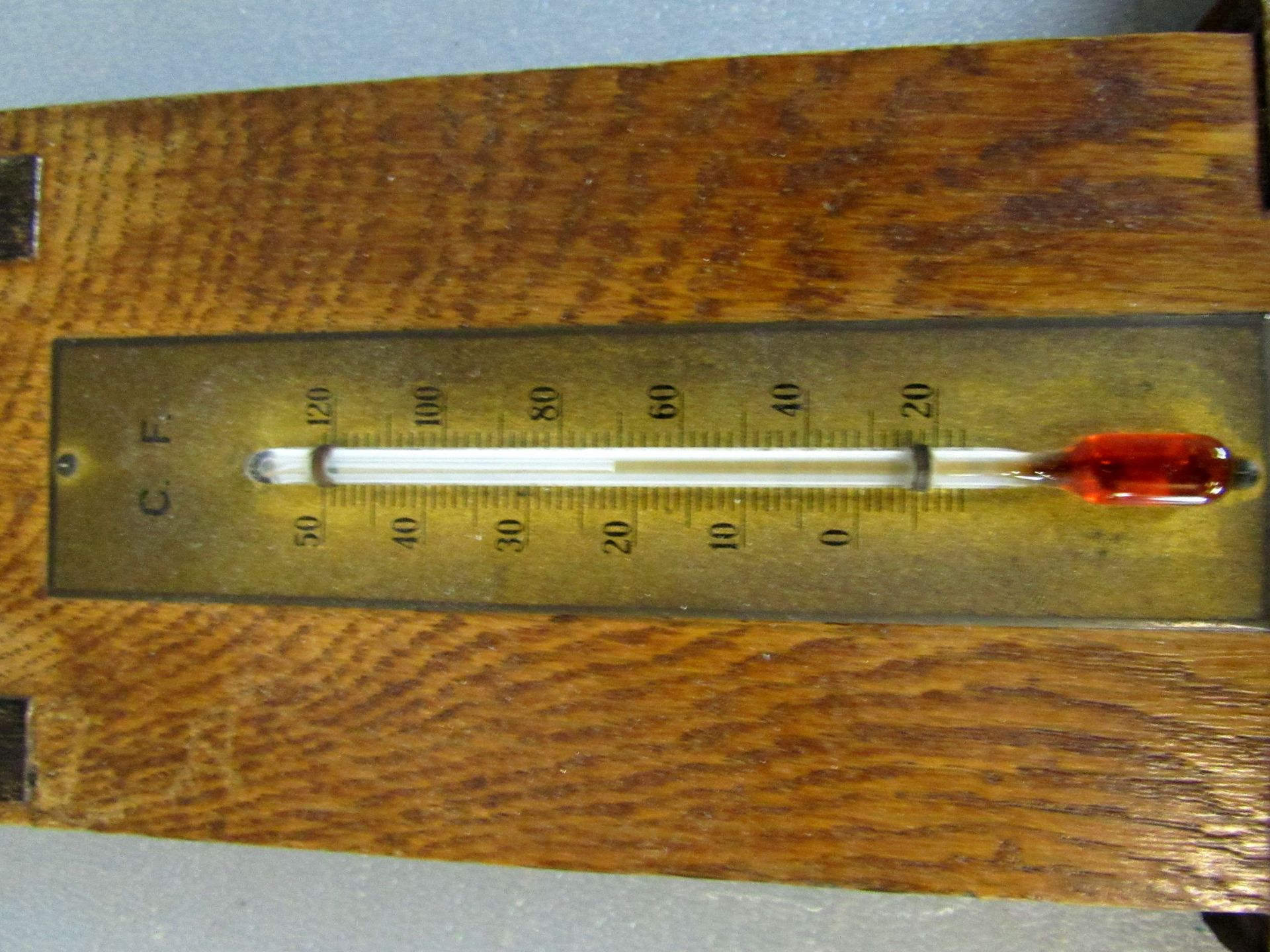 Barometer Art Deko 20er Jahre 36,5x15 - Image 3 of 6