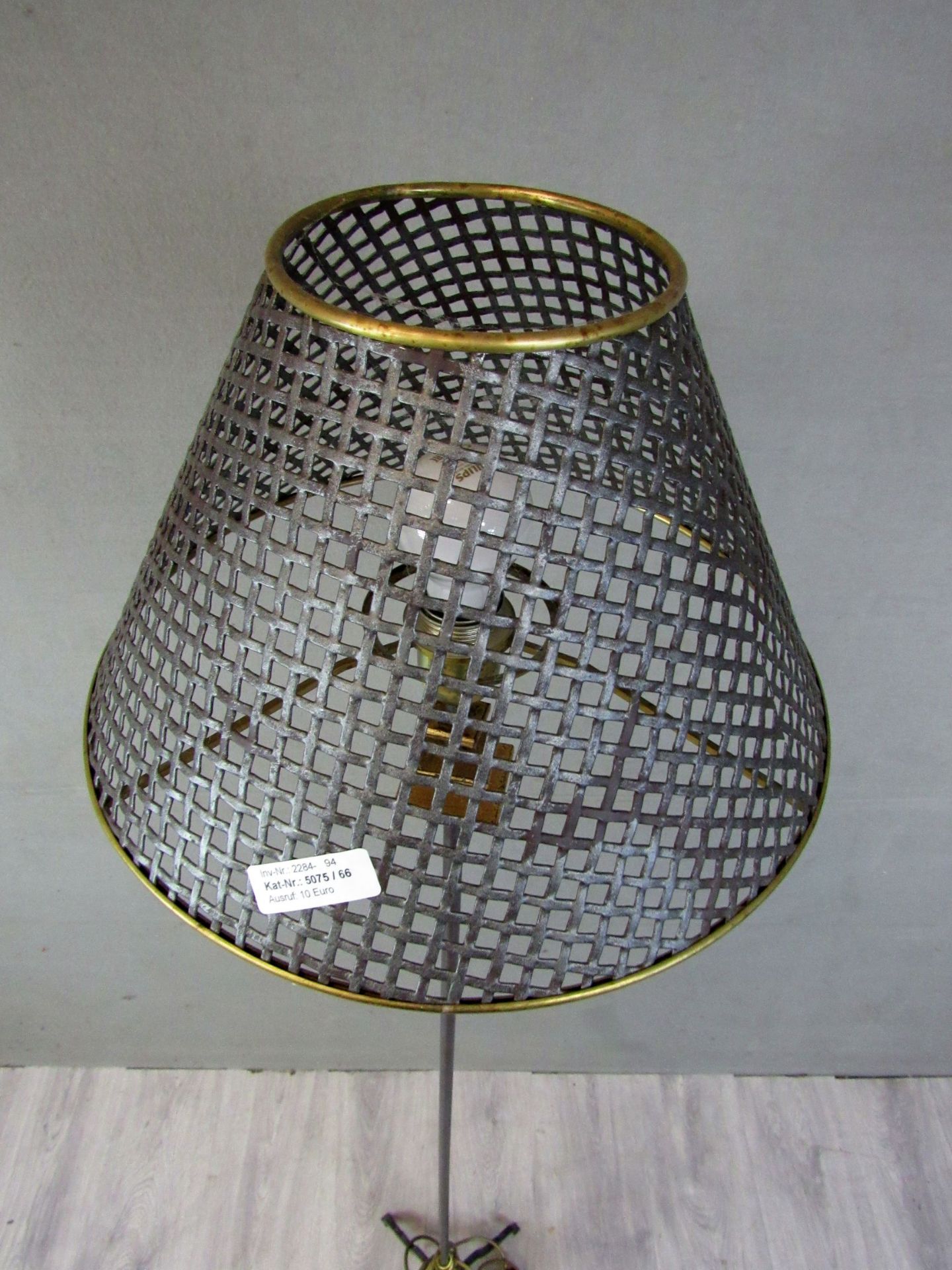 Designerstehleuchte Metall 166 cm - Image 4 of 5