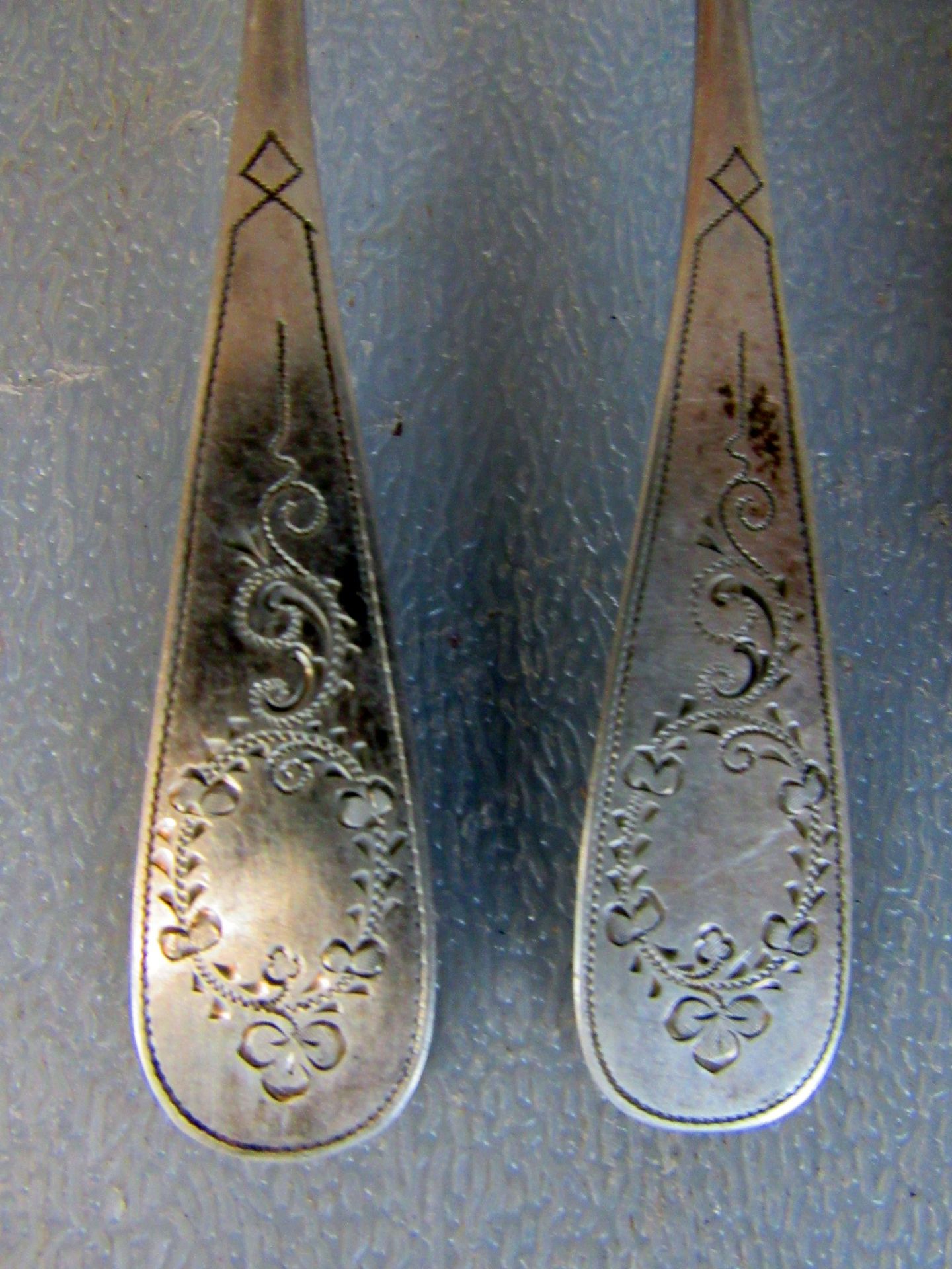 5 antike MokkalÃ¶ffel 800er Silber - Image 2 of 7