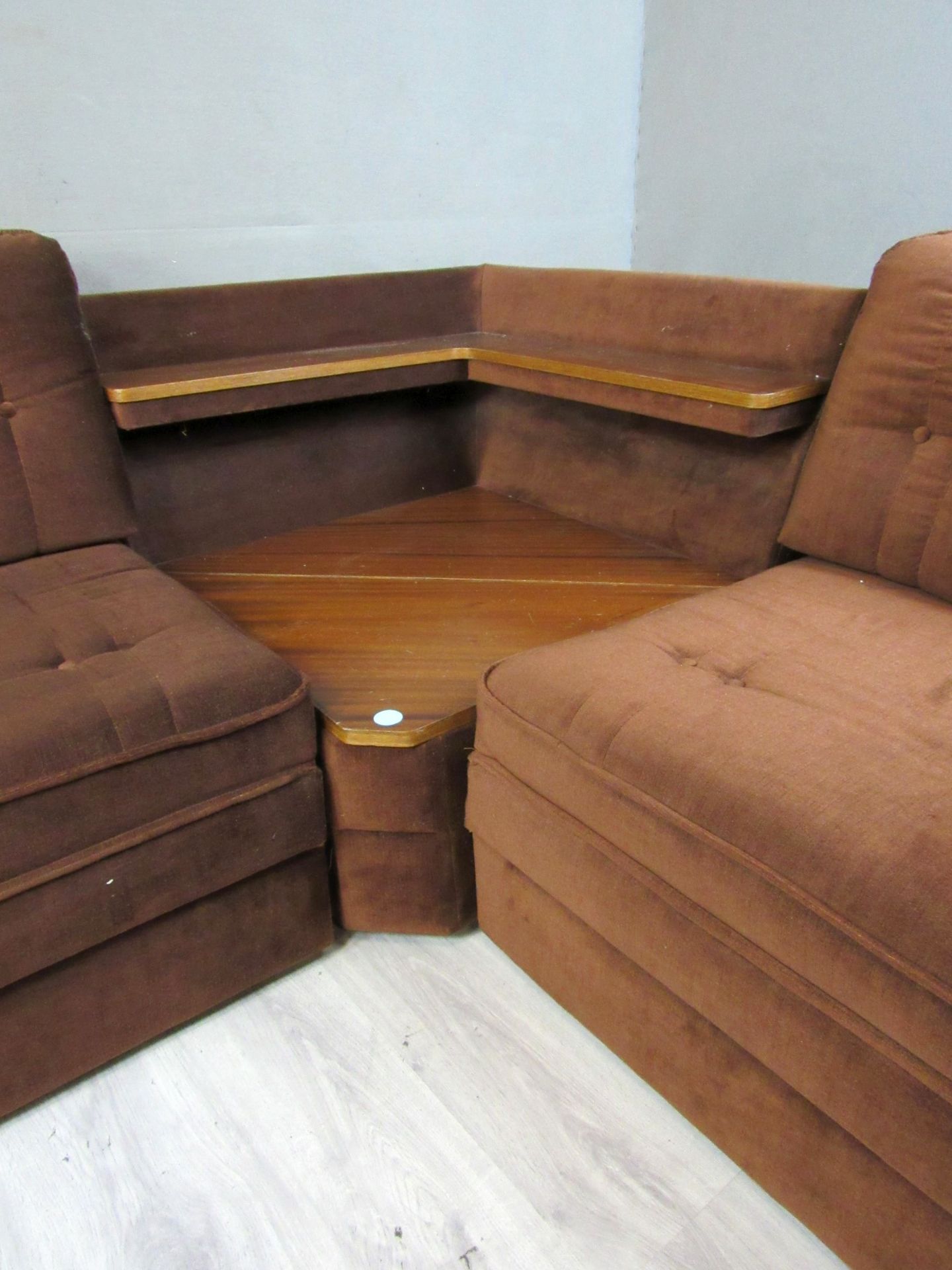 Vintage 70er Jahre Ecksofa ausziehbar - Image 8 of 9