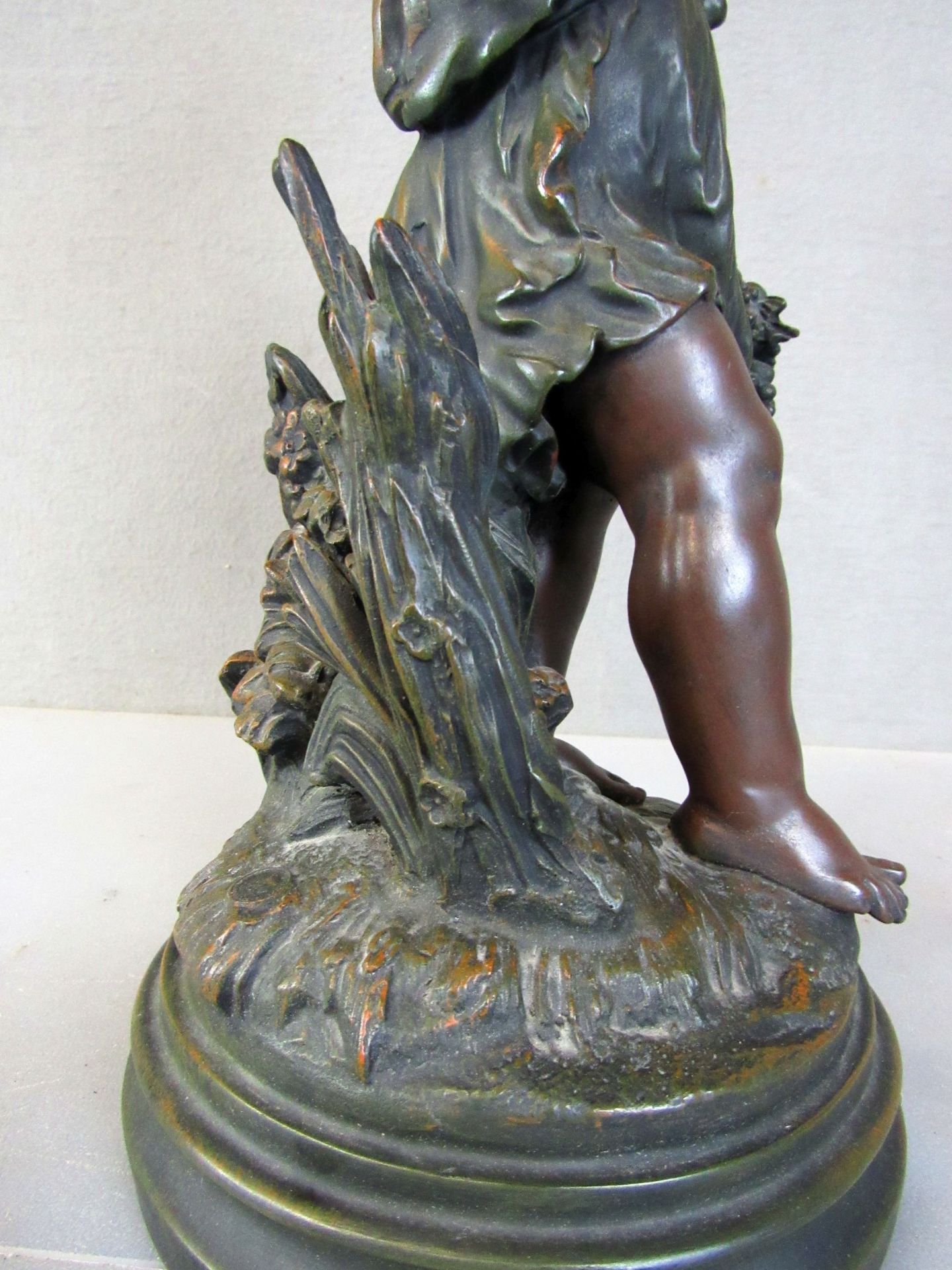 Skulptur Putto ca. 50 cm hoch - Image 5 of 10