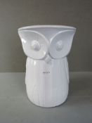 BlumensÃ¤ule Skulptur lasierte Keramik