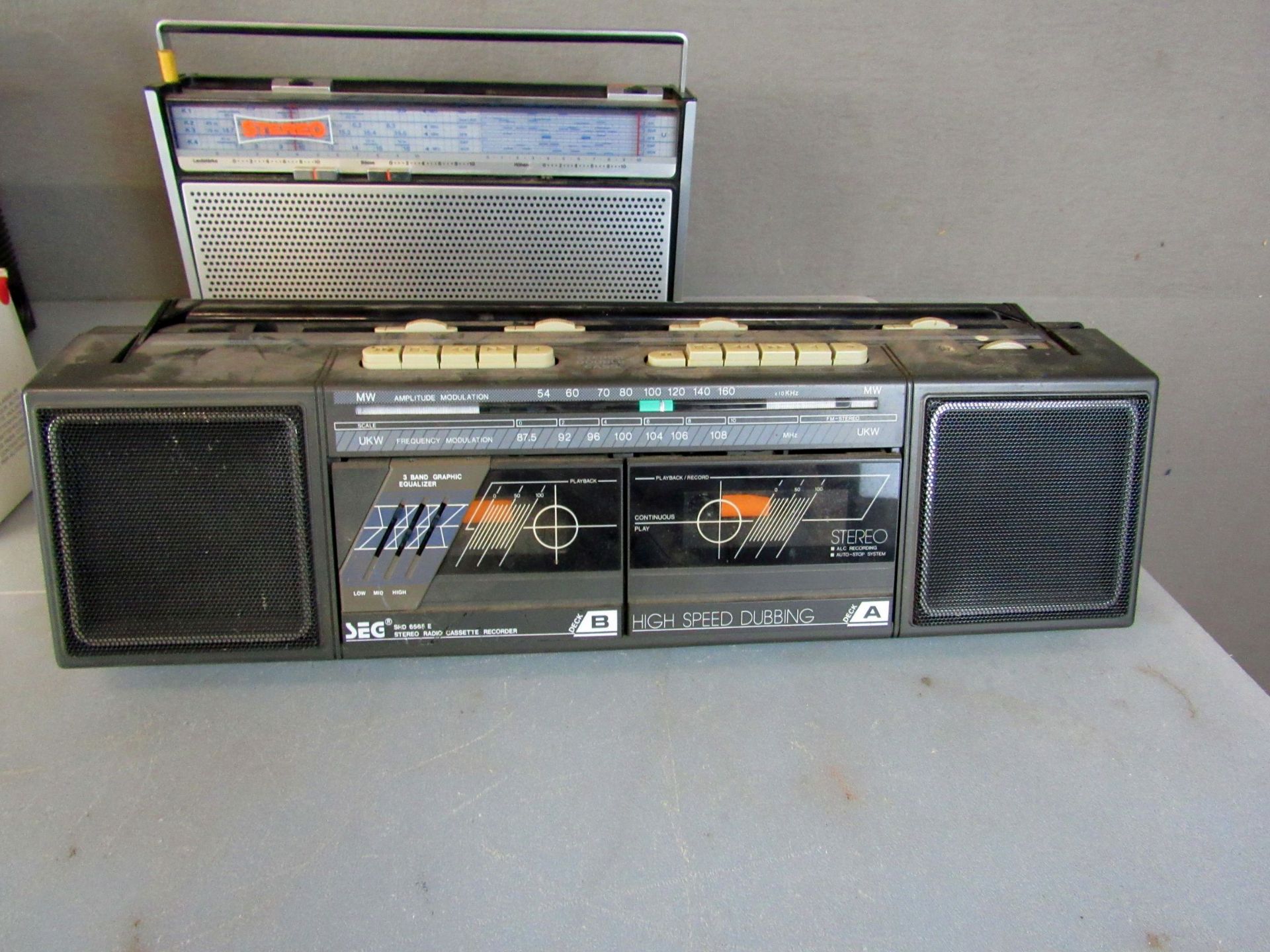 Vintage Konvolut drei Kofferradios - Bild 2 aus 10