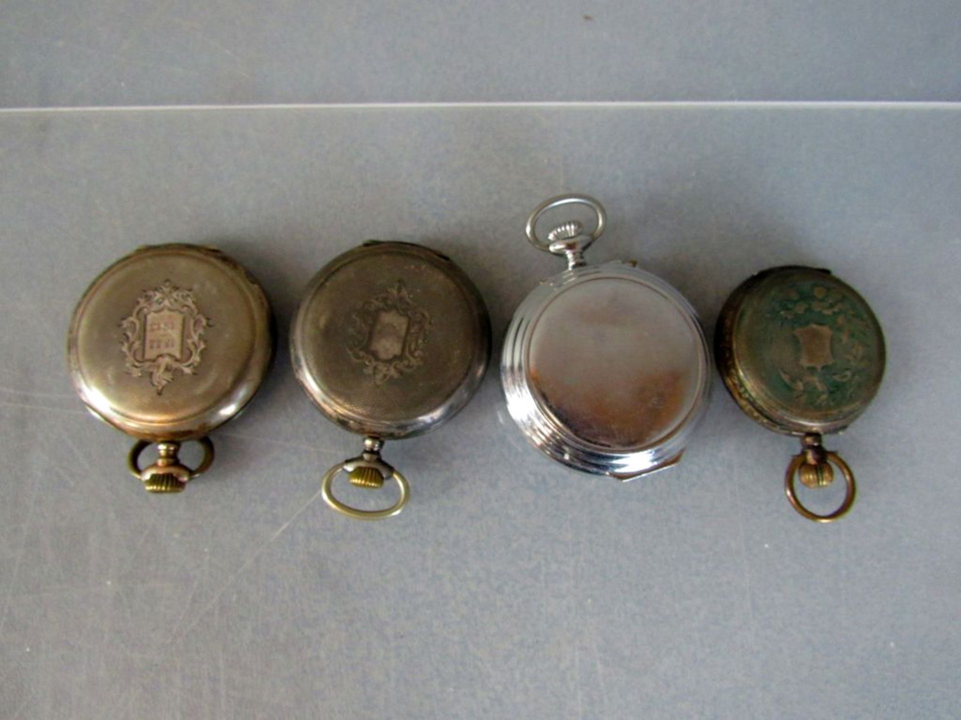 Lot 4 Taschenuhren um 1900 u.a. Silber - Image 10 of 10