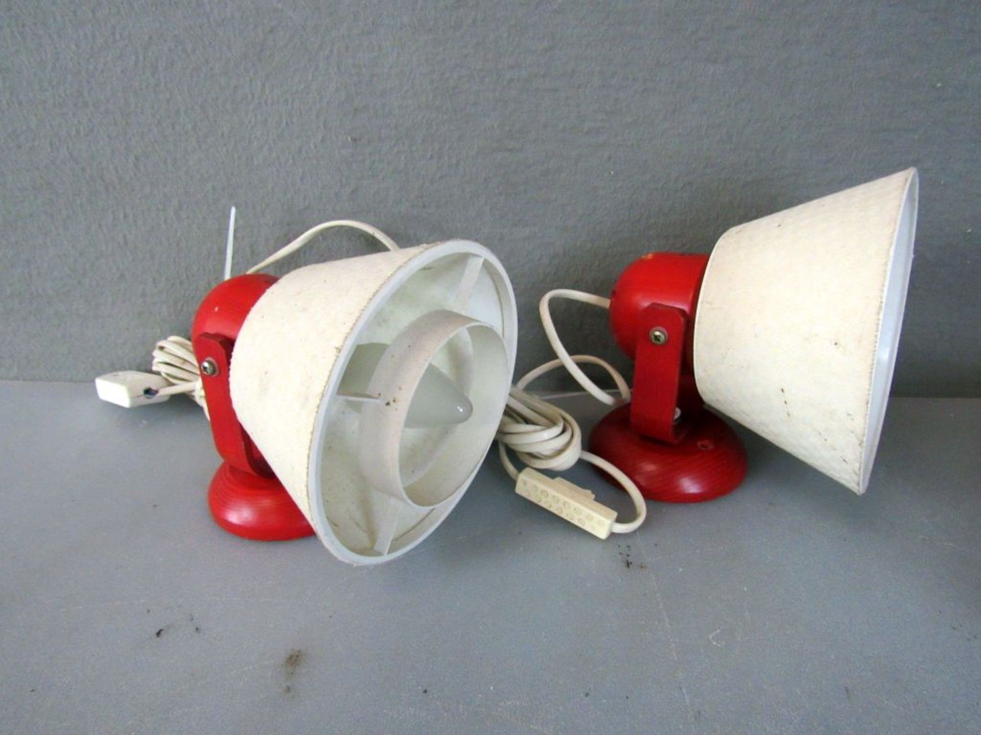 3 Vintage Lampen 60-70er - Image 2 of 9