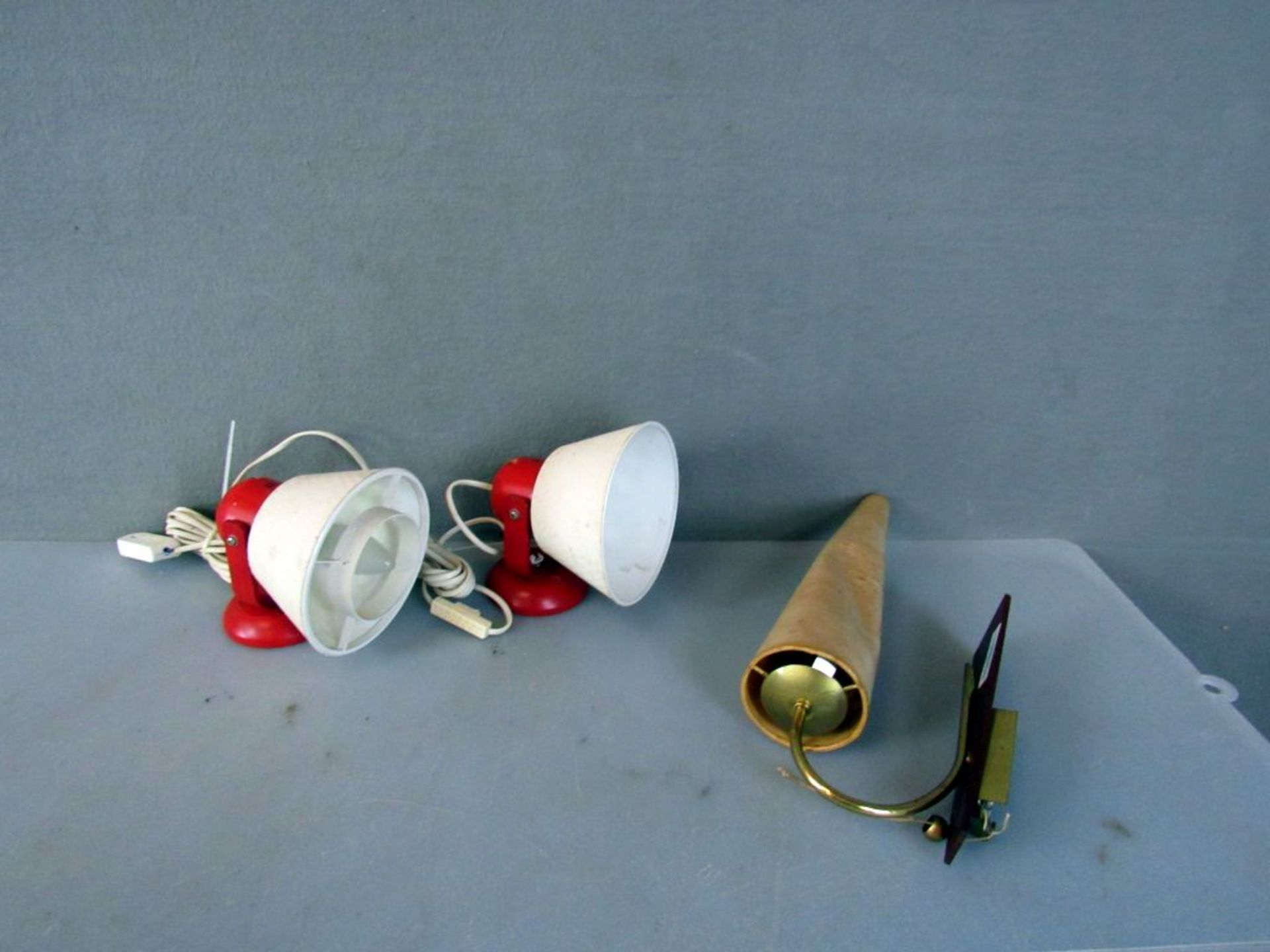 3 Vintage Lampen 60-70er