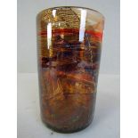 Vase 17cm farbloses Glas mit
