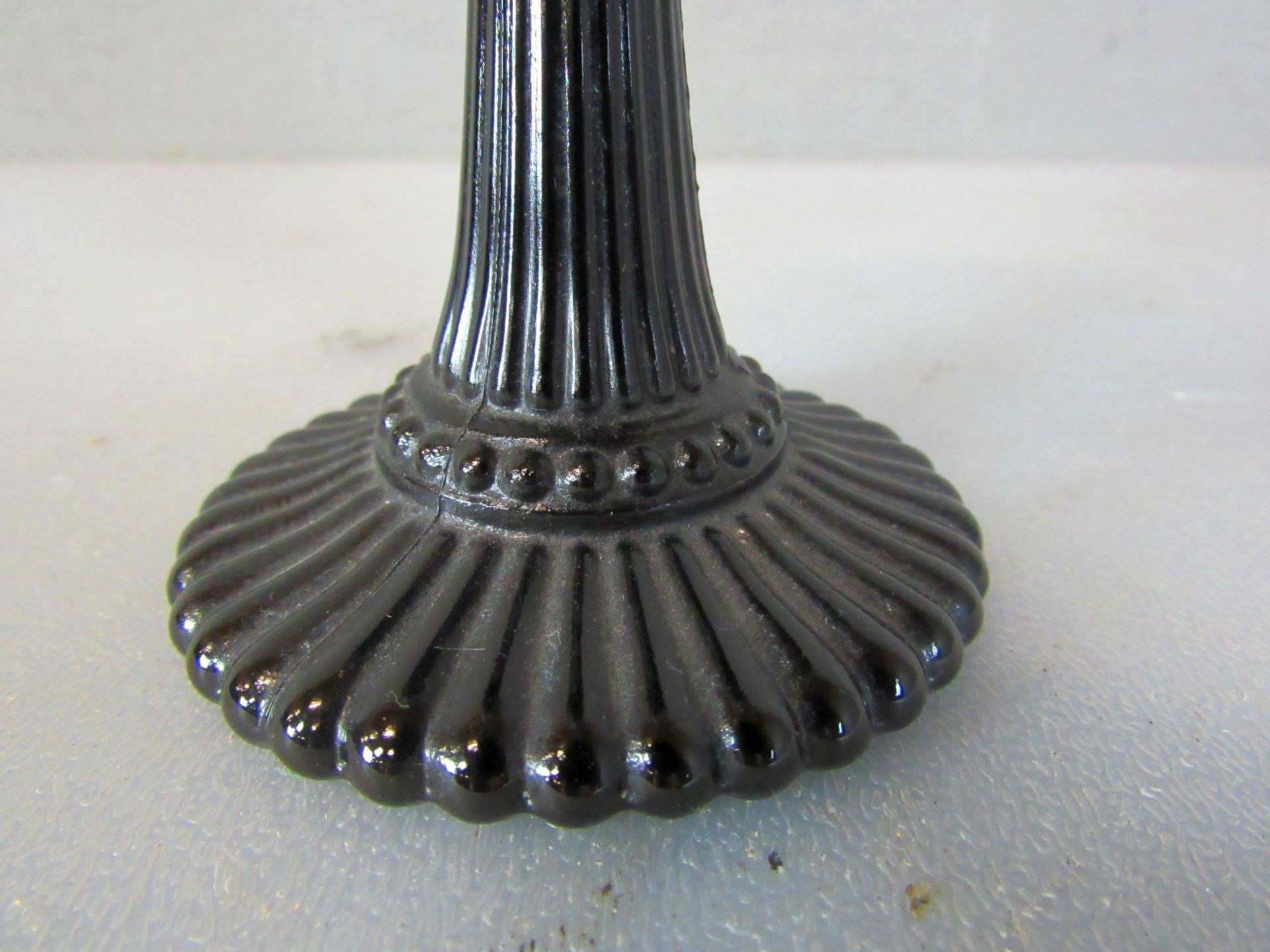 Pokal 17cm aus schwarzem Pressglas - Image 3 of 6