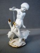 Porzellanfigur Hutschenreuther Knabe