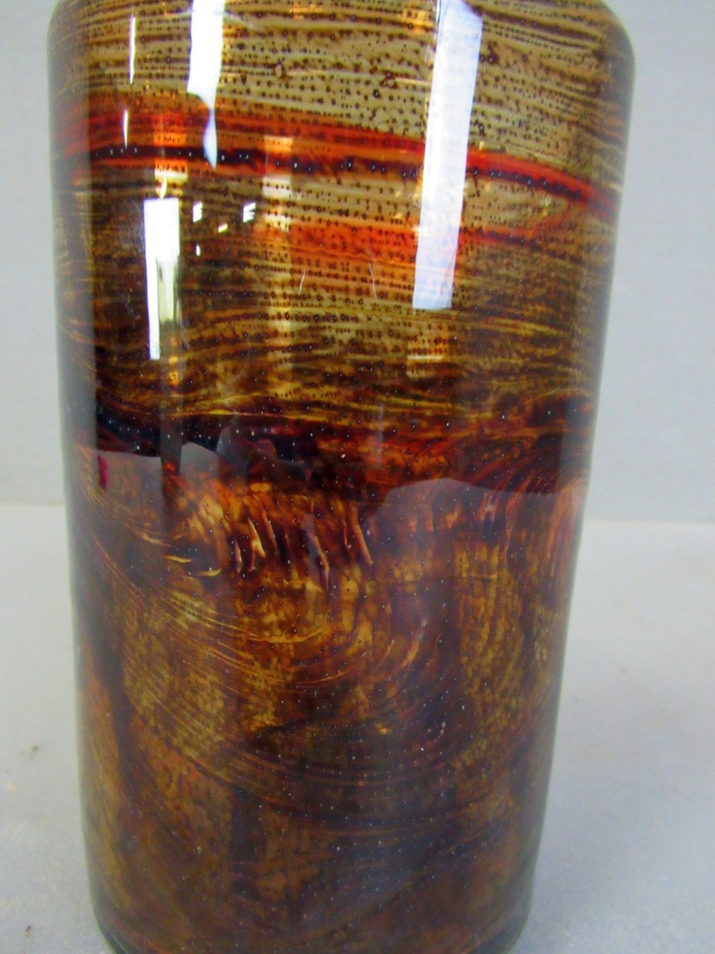Vase 17cm farbloses Glas mit - Image 3 of 6