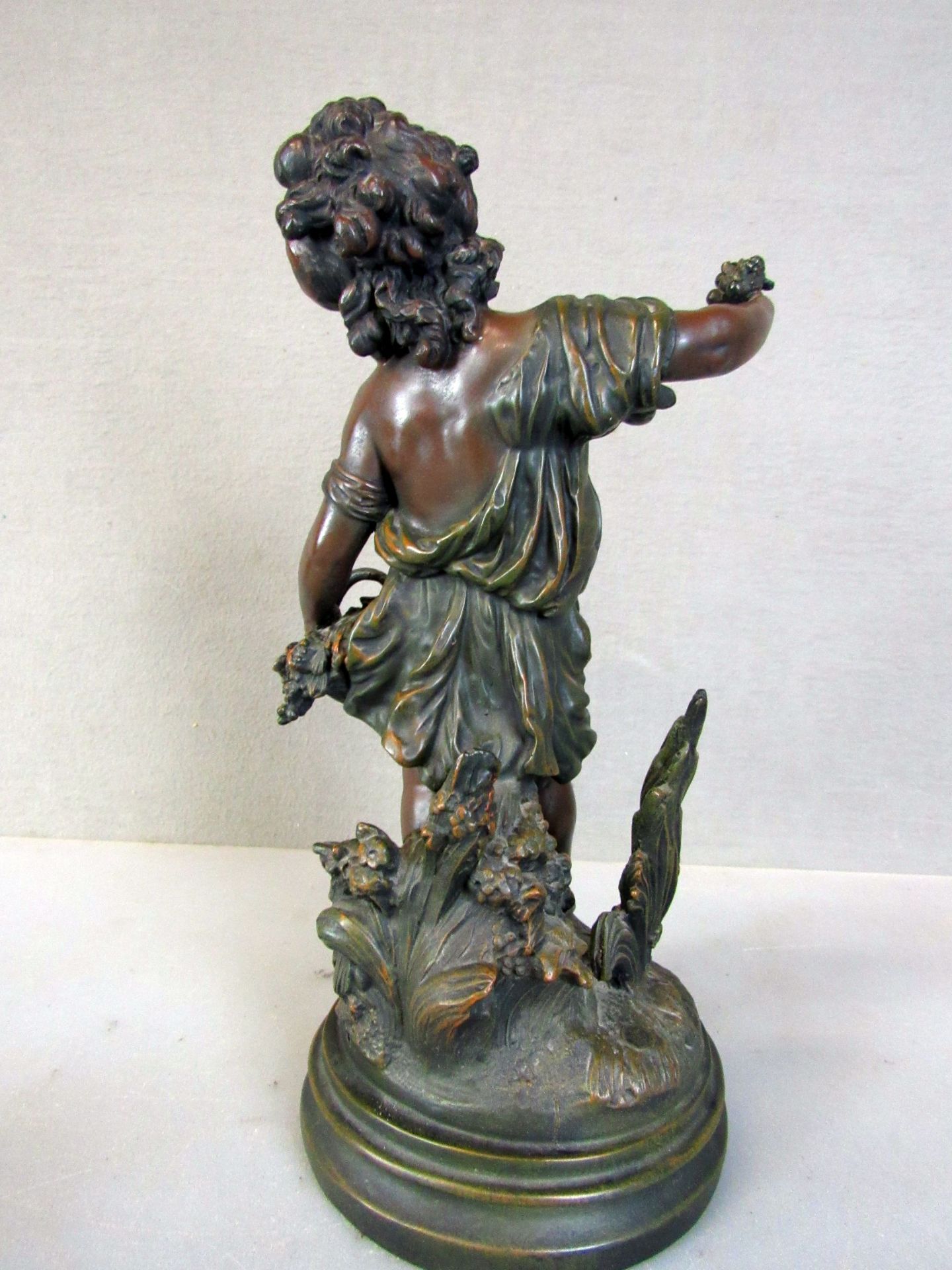 Skulptur Putto ca. 50 cm hoch - Image 7 of 10