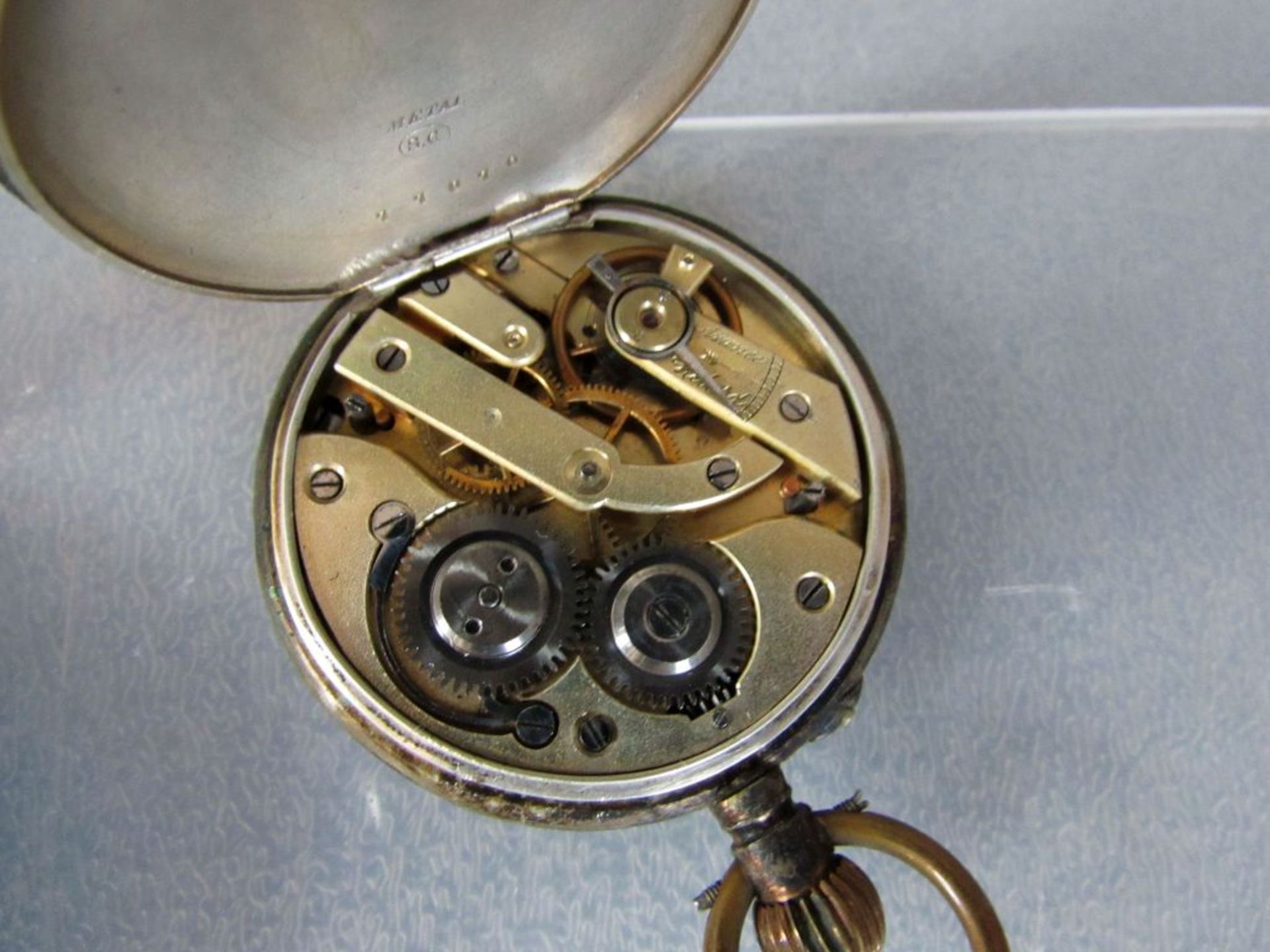 Lot 4 Taschenuhren um 1900 u.a. Silber - Image 8 of 10
