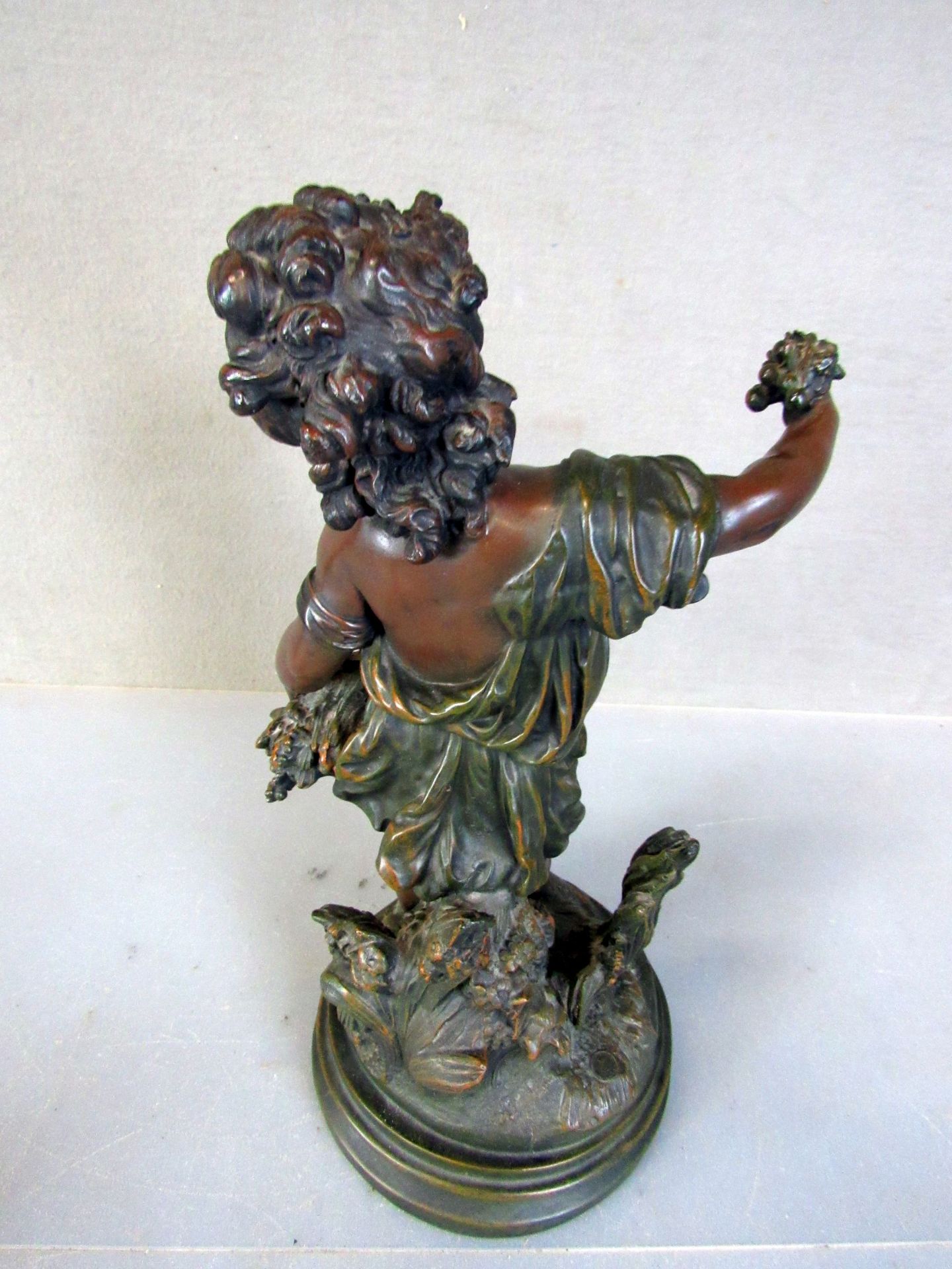 Skulptur Putto ca. 50 cm hoch - Image 8 of 10