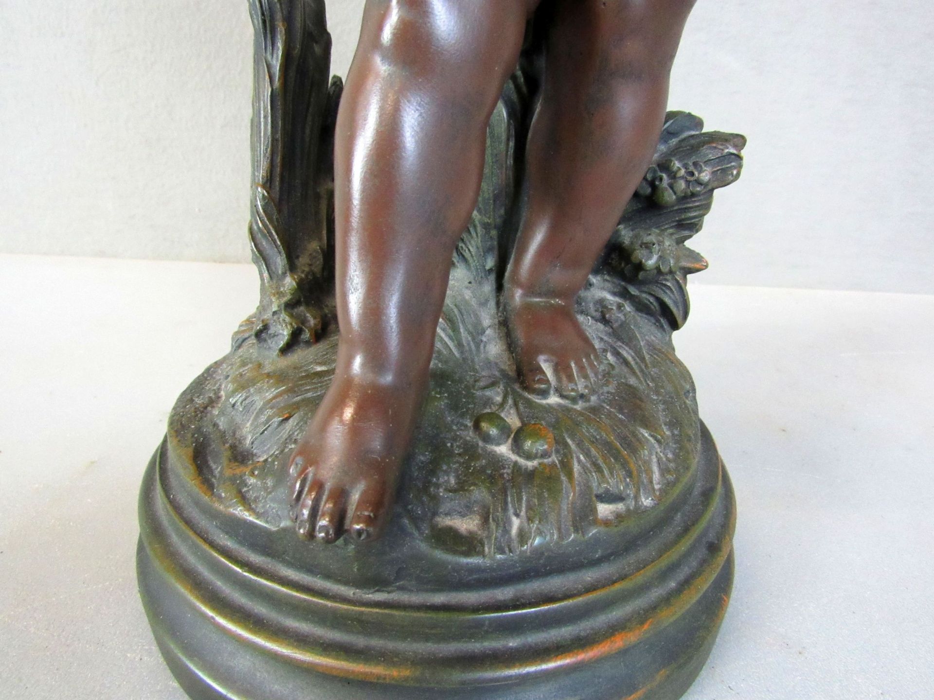Skulptur Putto ca. 50 cm hoch - Image 4 of 10