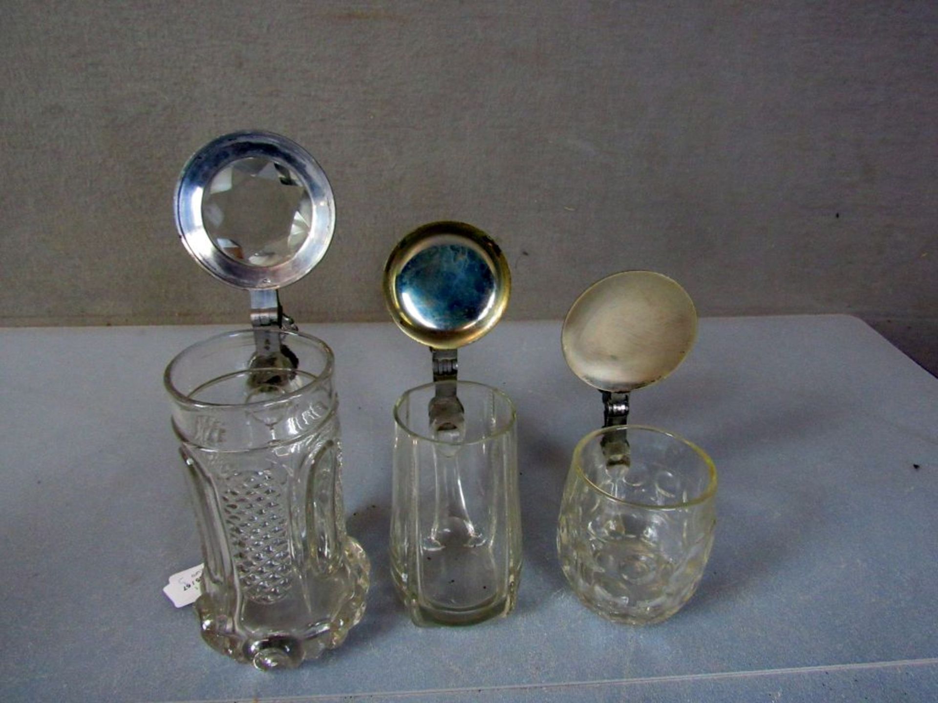 Drei antike Glashumpen von - Image 6 of 7