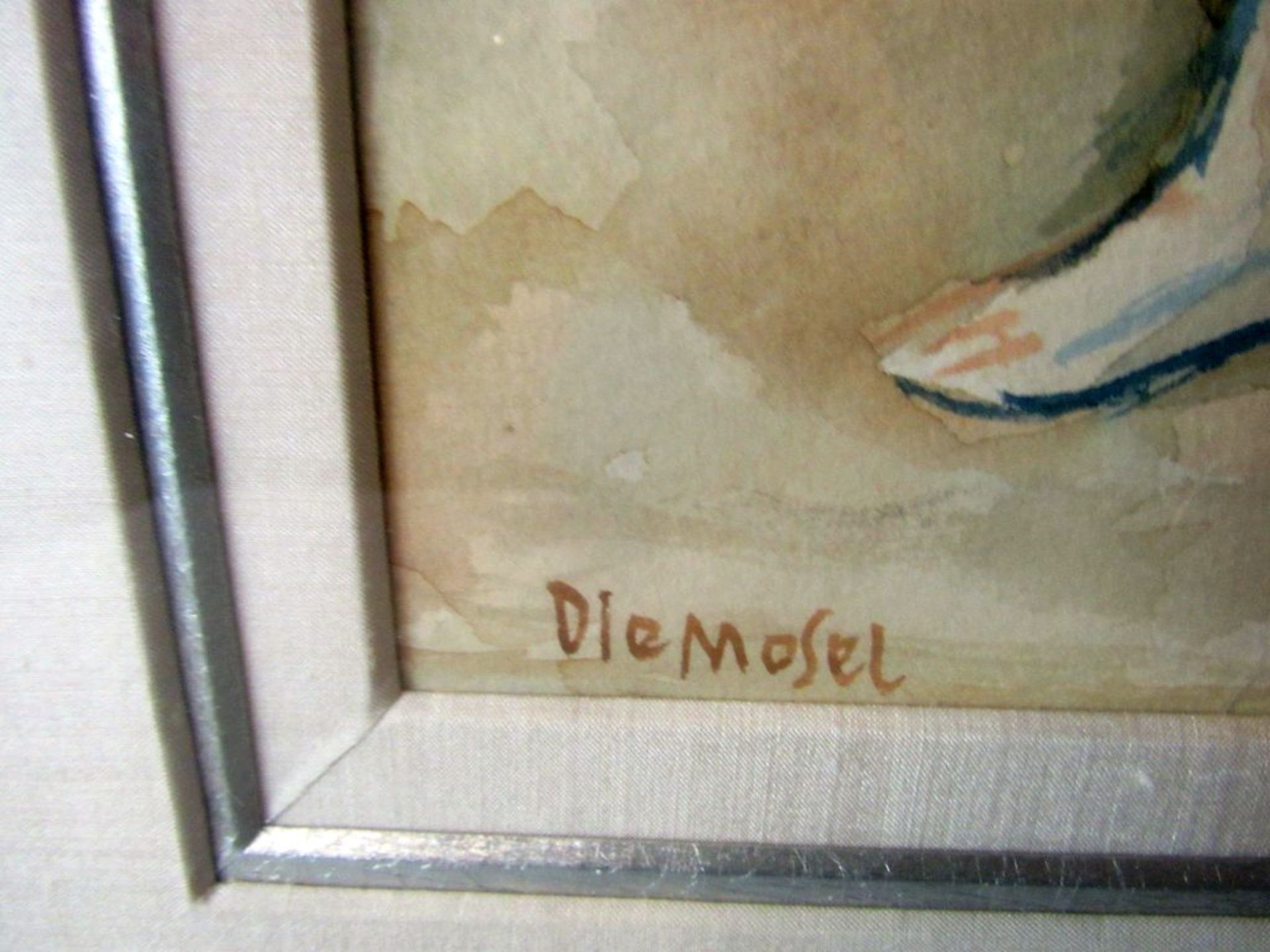 Aquarell Otto Schubert die Mosel - Image 3 of 9