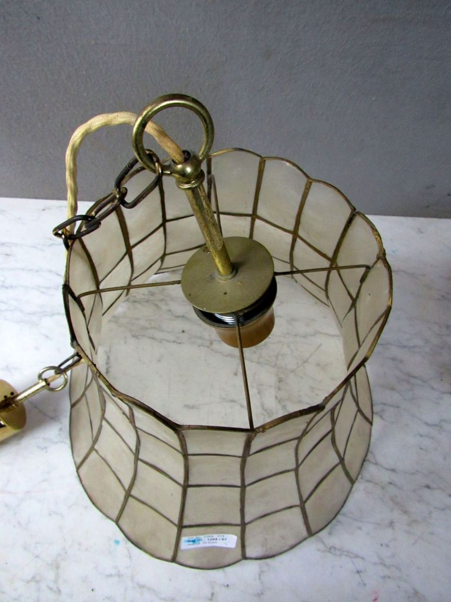 Vintage Deckenlampe plus Beigabe - Image 7 of 8