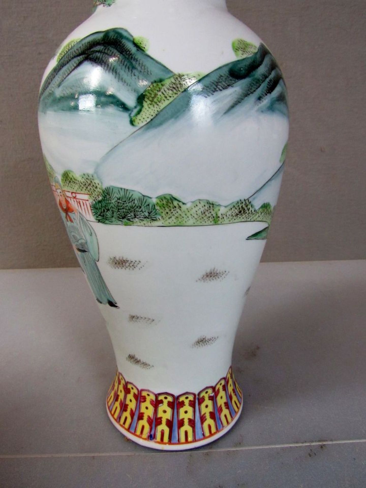 Asiatische Vase gemarkt 41 cm - Image 5 of 9