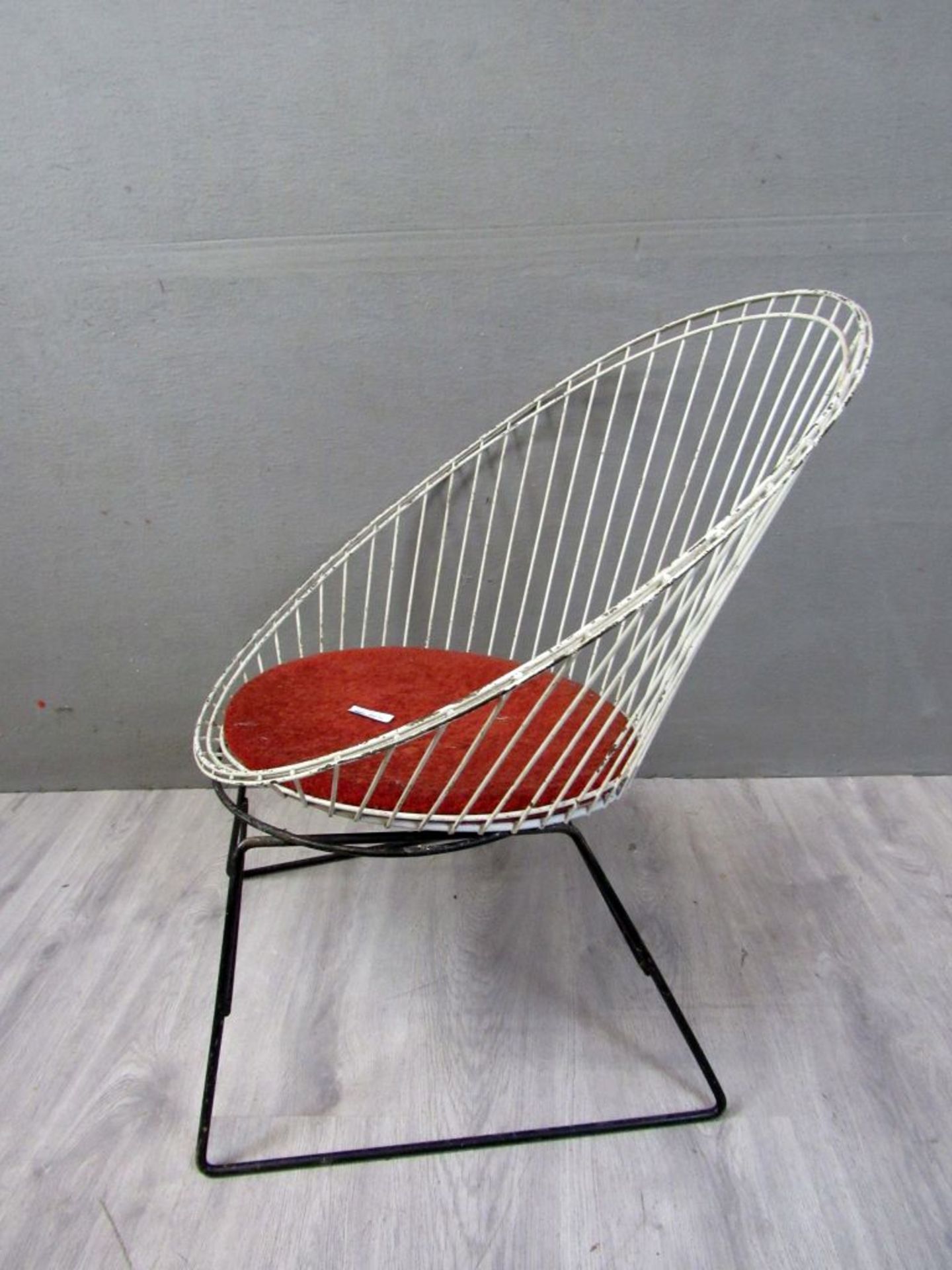 Vintage 60er Jahre Stuhl String Metall - Bild 6 aus 10
