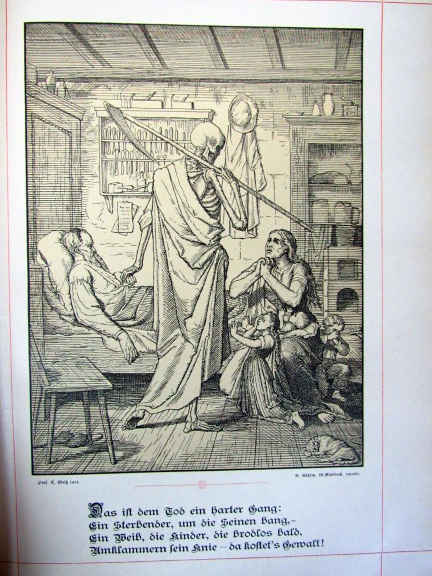 Seltenes Buch Bilderbuch des Todes 20 - Image 5 of 7