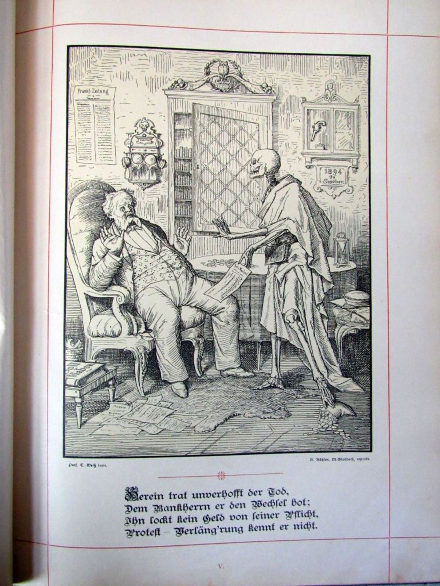 Seltenes Buch Bilderbuch des Todes 20 - Image 6 of 7