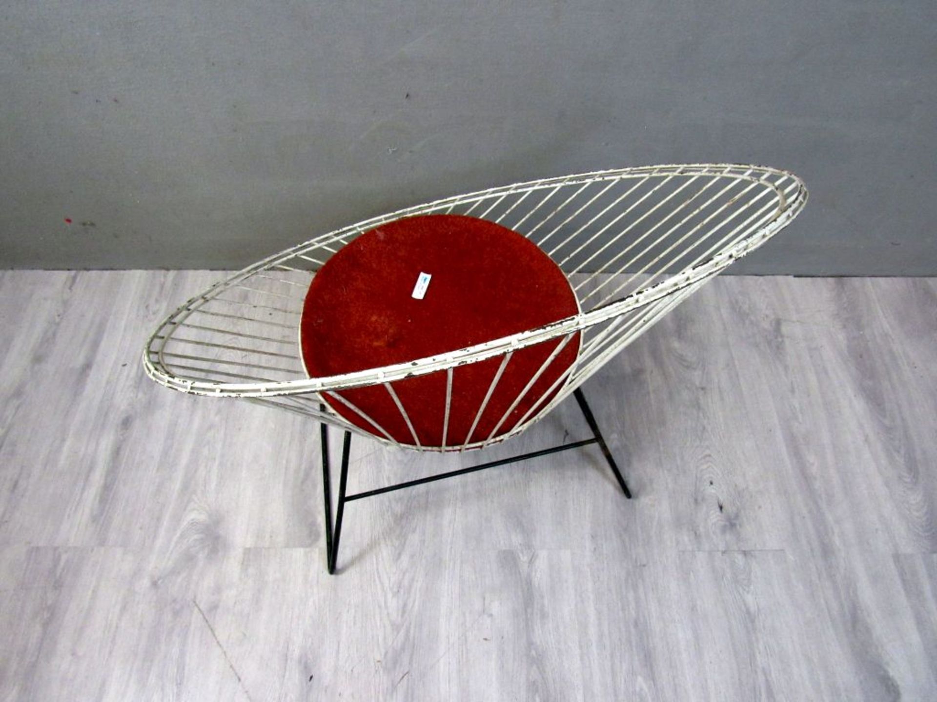 Vintage 60er Jahre Stuhl String Metall - Bild 9 aus 10