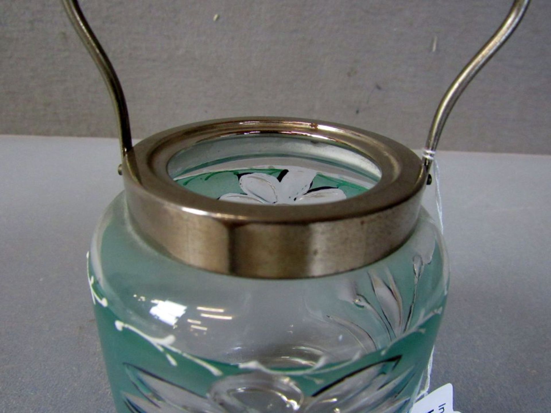 Bonbonniere Jugendstil Glas 18cm - Image 4 of 6
