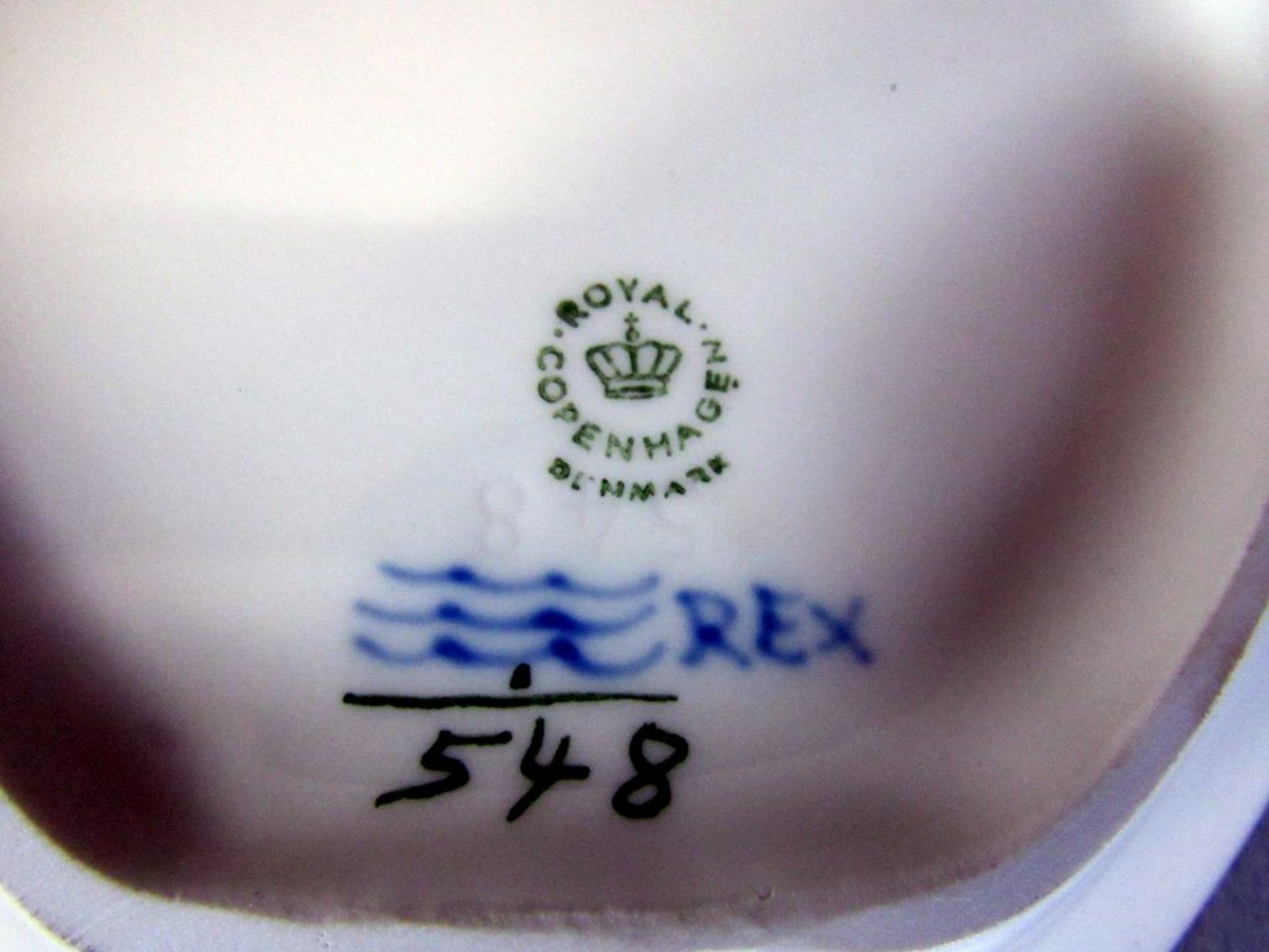 Porzellanschale in Blattform Royal - Image 10 of 10