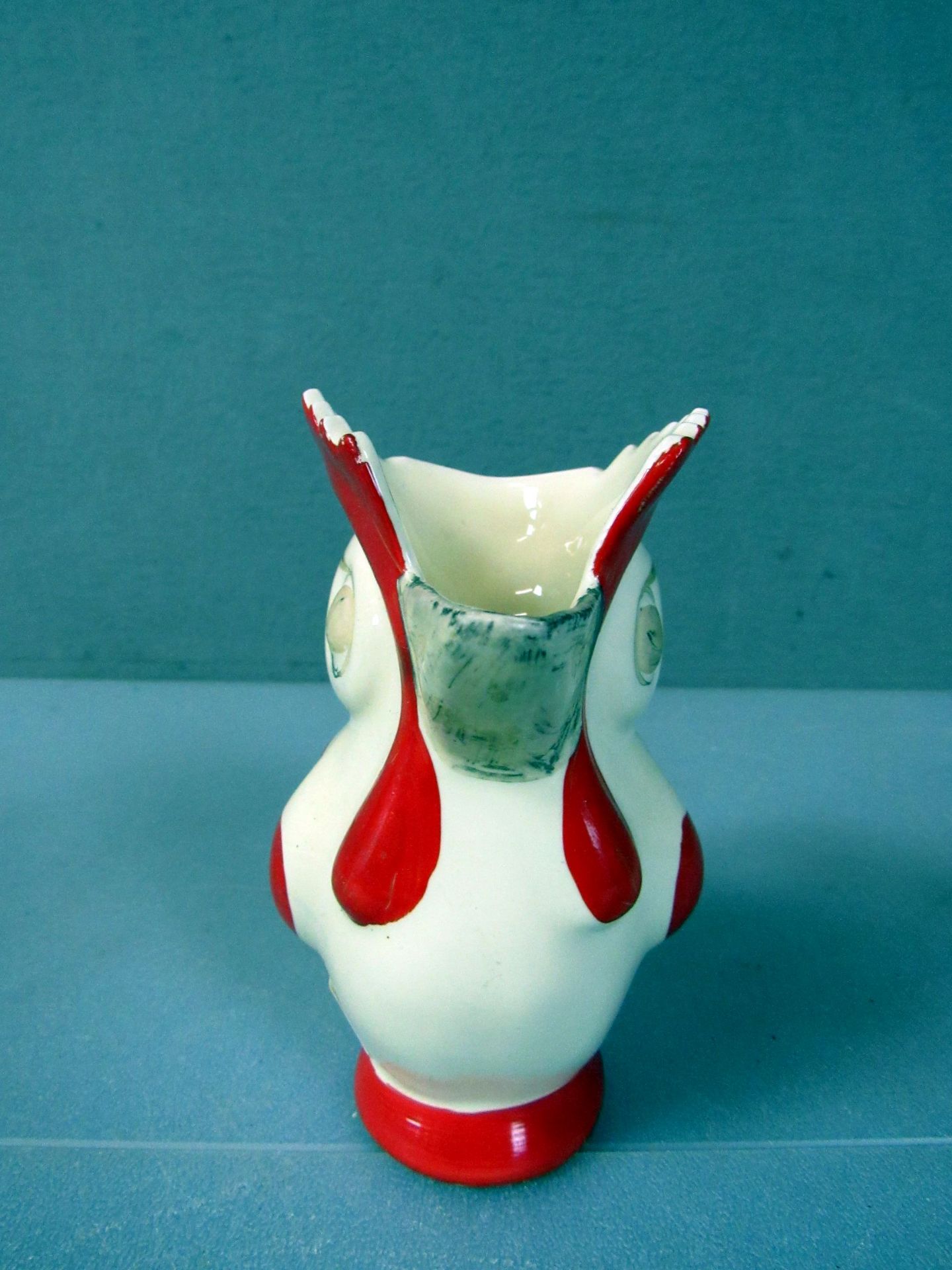 Seltener Krug lasierte Keramik gemarkt - Bild 3 aus 8