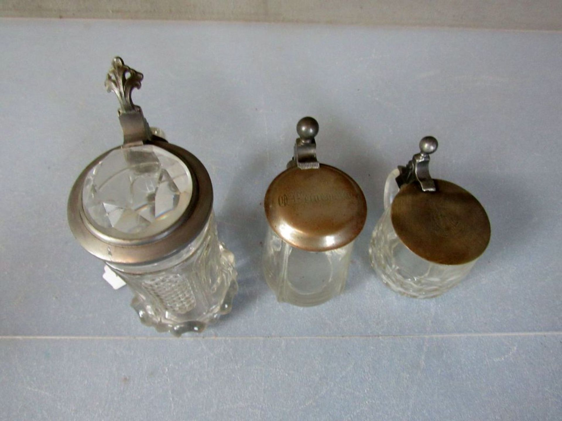 Drei antike Glashumpen von - Image 2 of 7