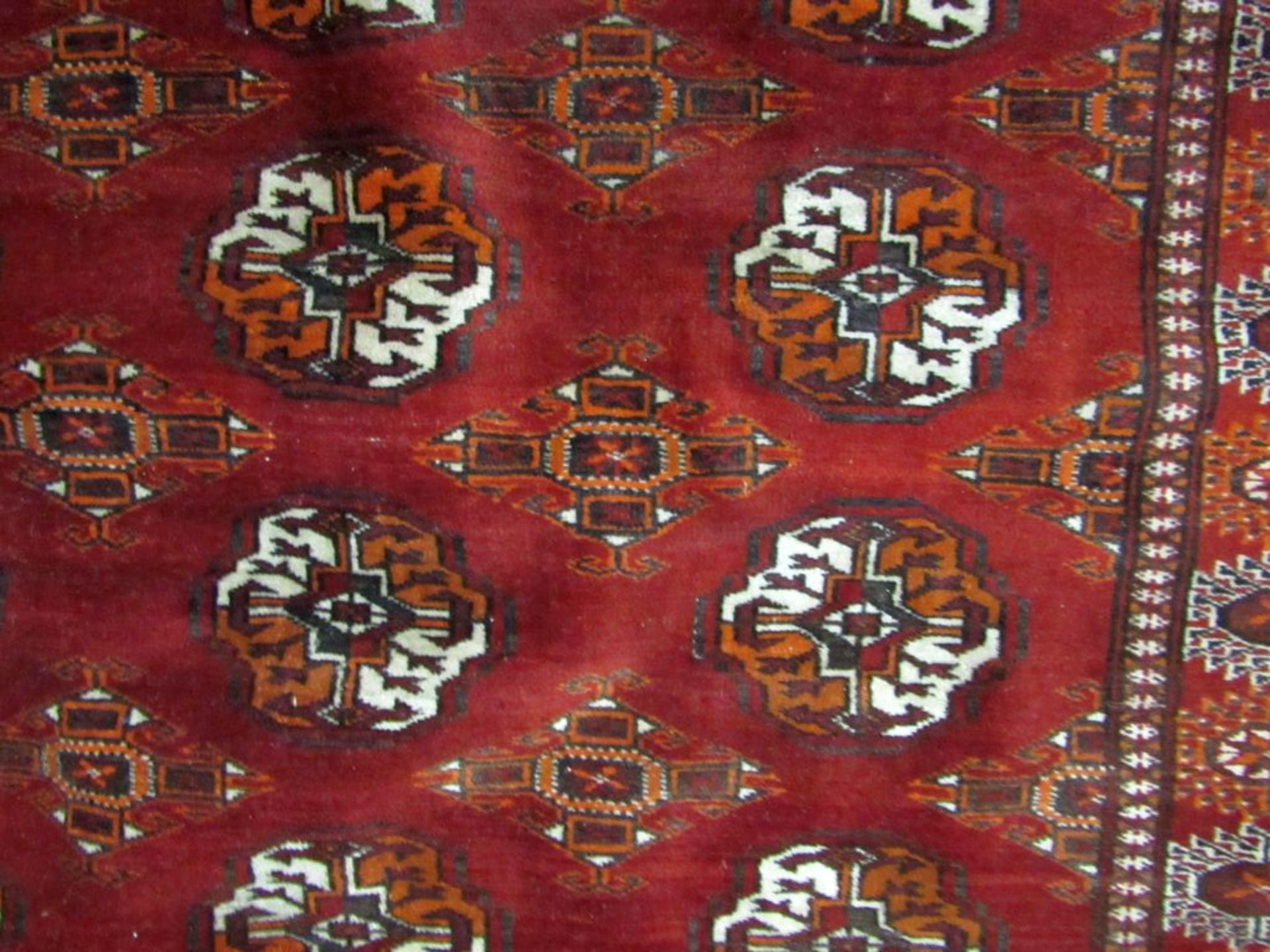 Antiker Orientteppich rotgrundig guter - Image 2 of 10