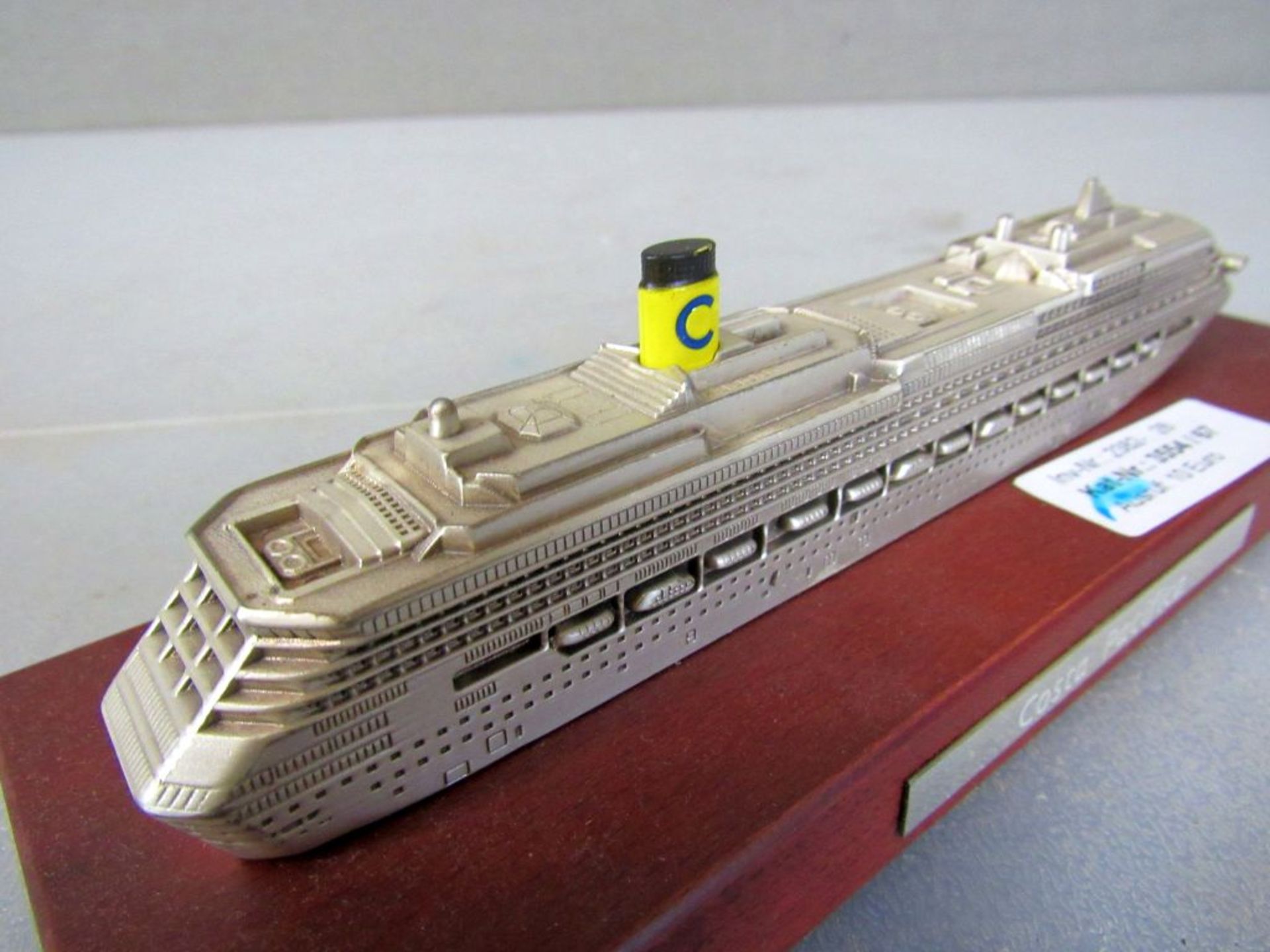 Modellschiff Kreuzer Metall auf - Image 7 of 10