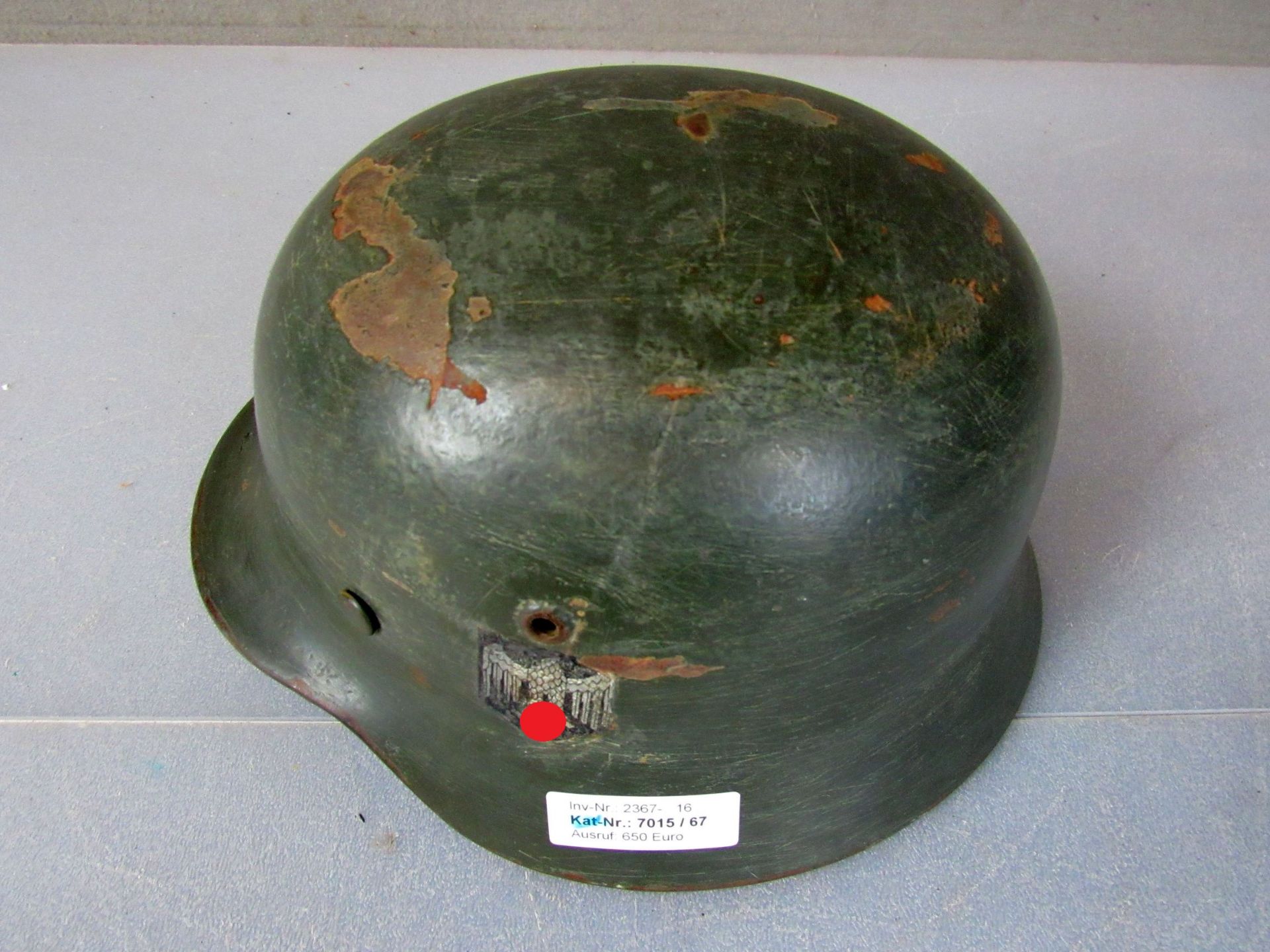 Stahlhelm Wehrmacht M35 beide Decals - Bild 3 aus 10