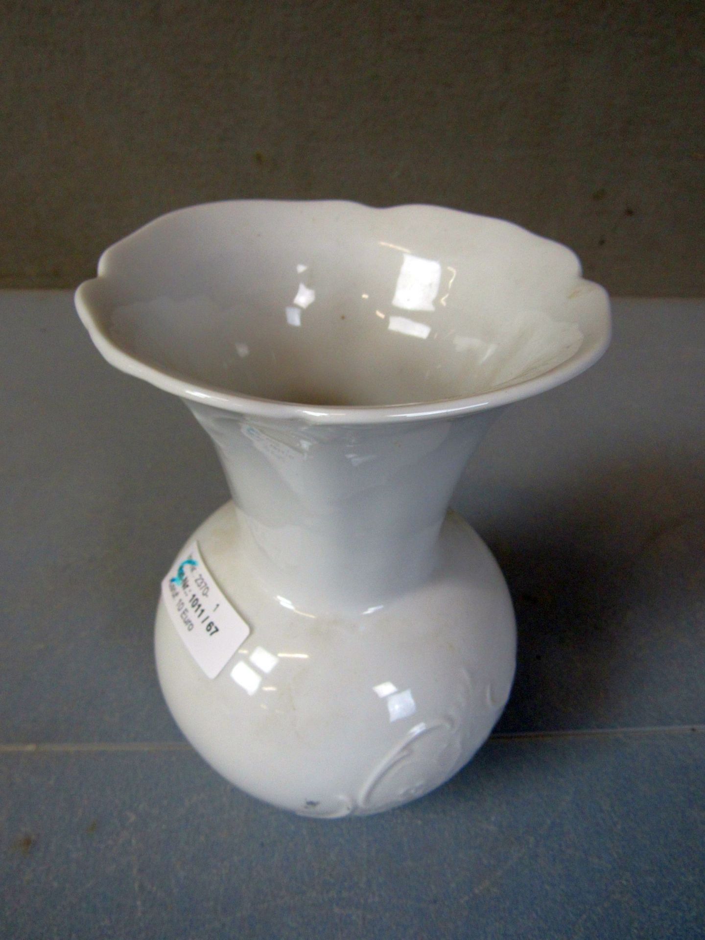 Vase Porzellan FÃ¼rstenberg ca.19cm - Bild 2 aus 7